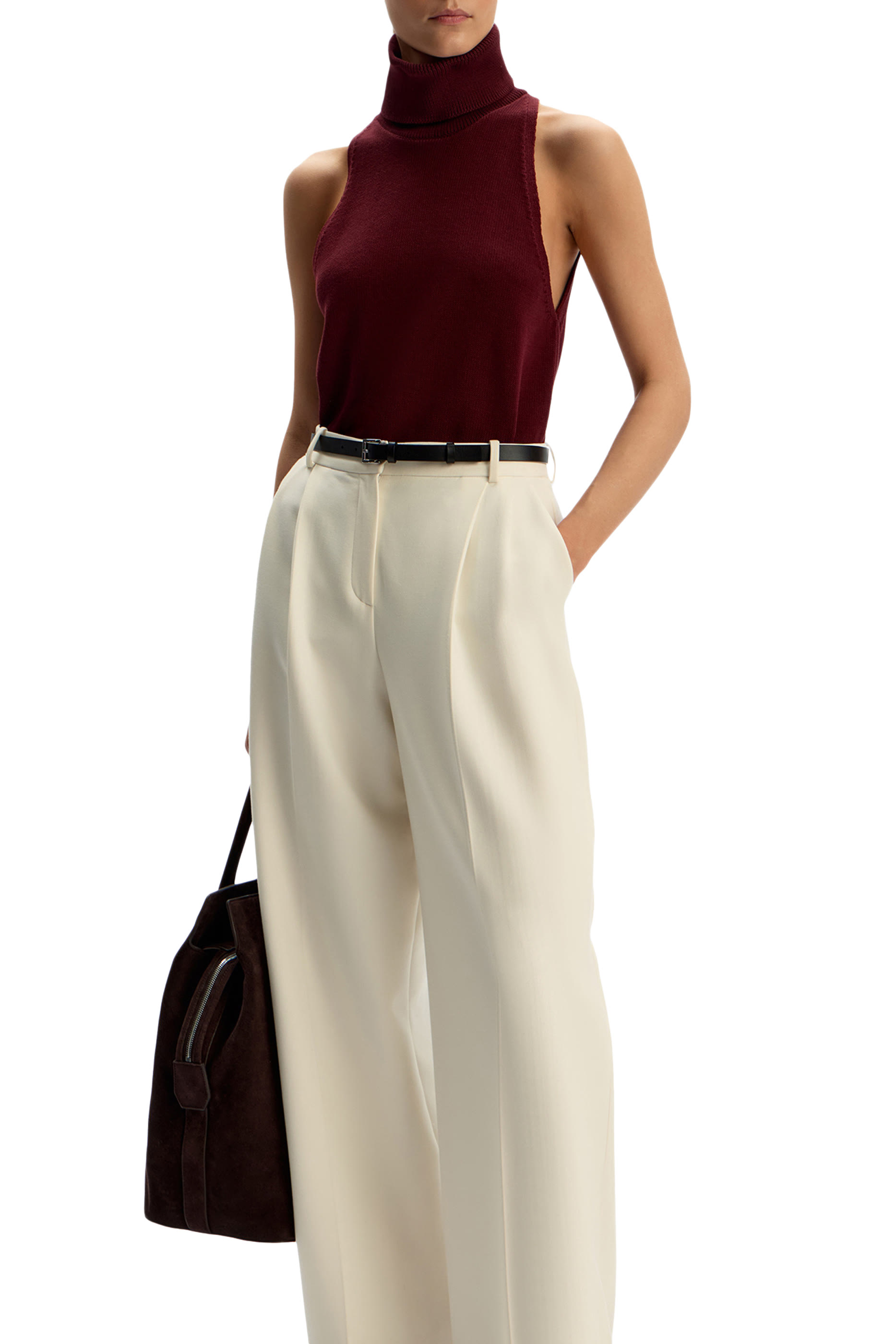 بلوزة قطن وكتان