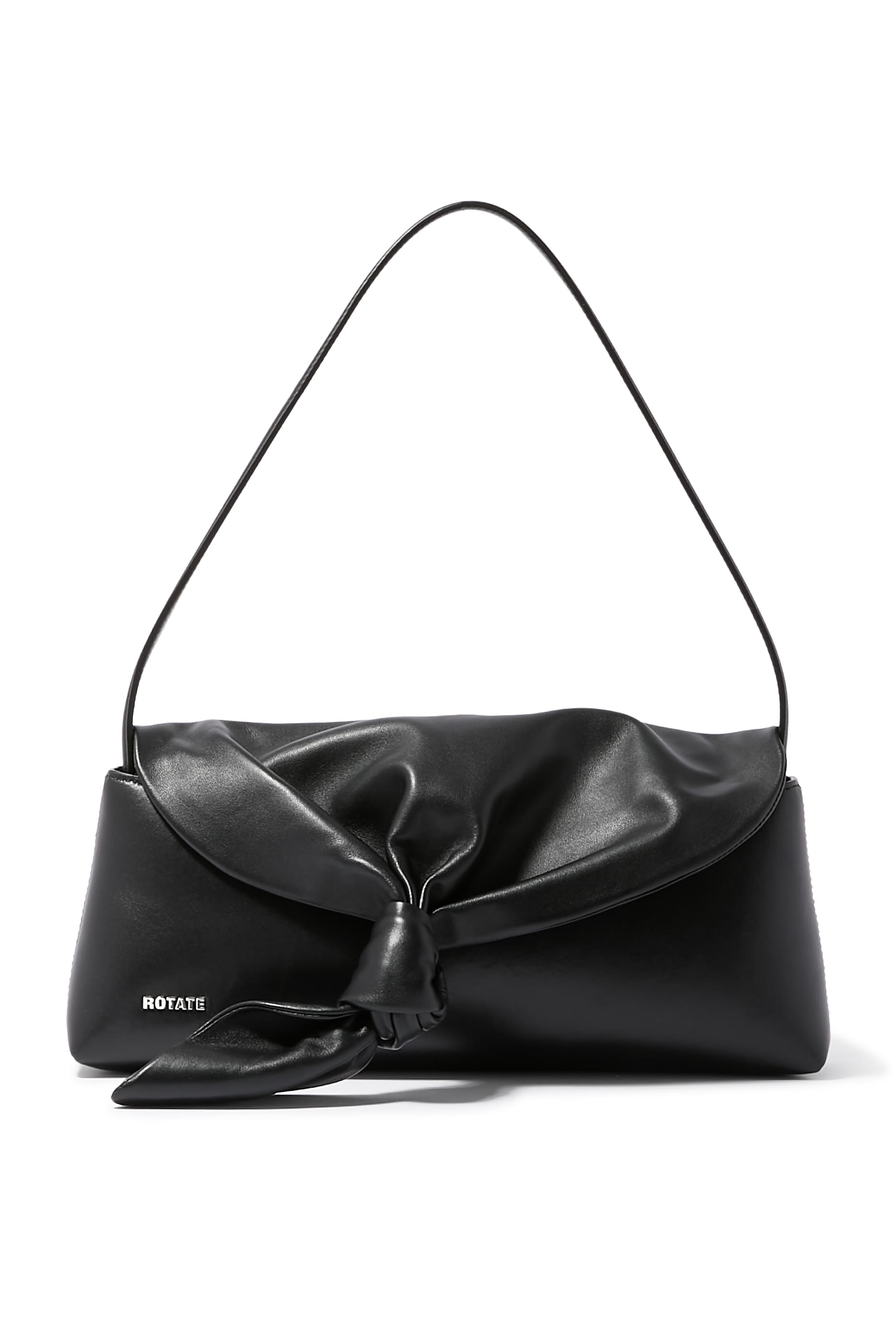 حقيبة بوشاح بعقدة جلد