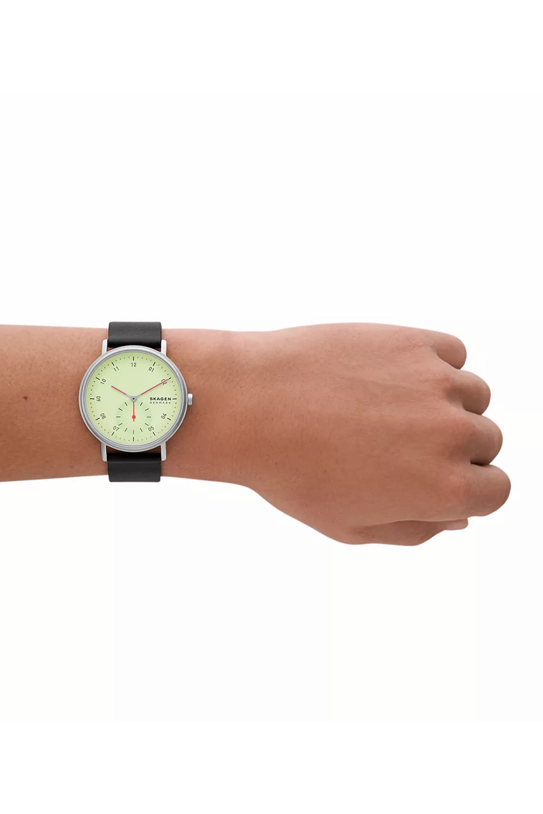 ساعة كوبل بثلاثة عقارب جلد