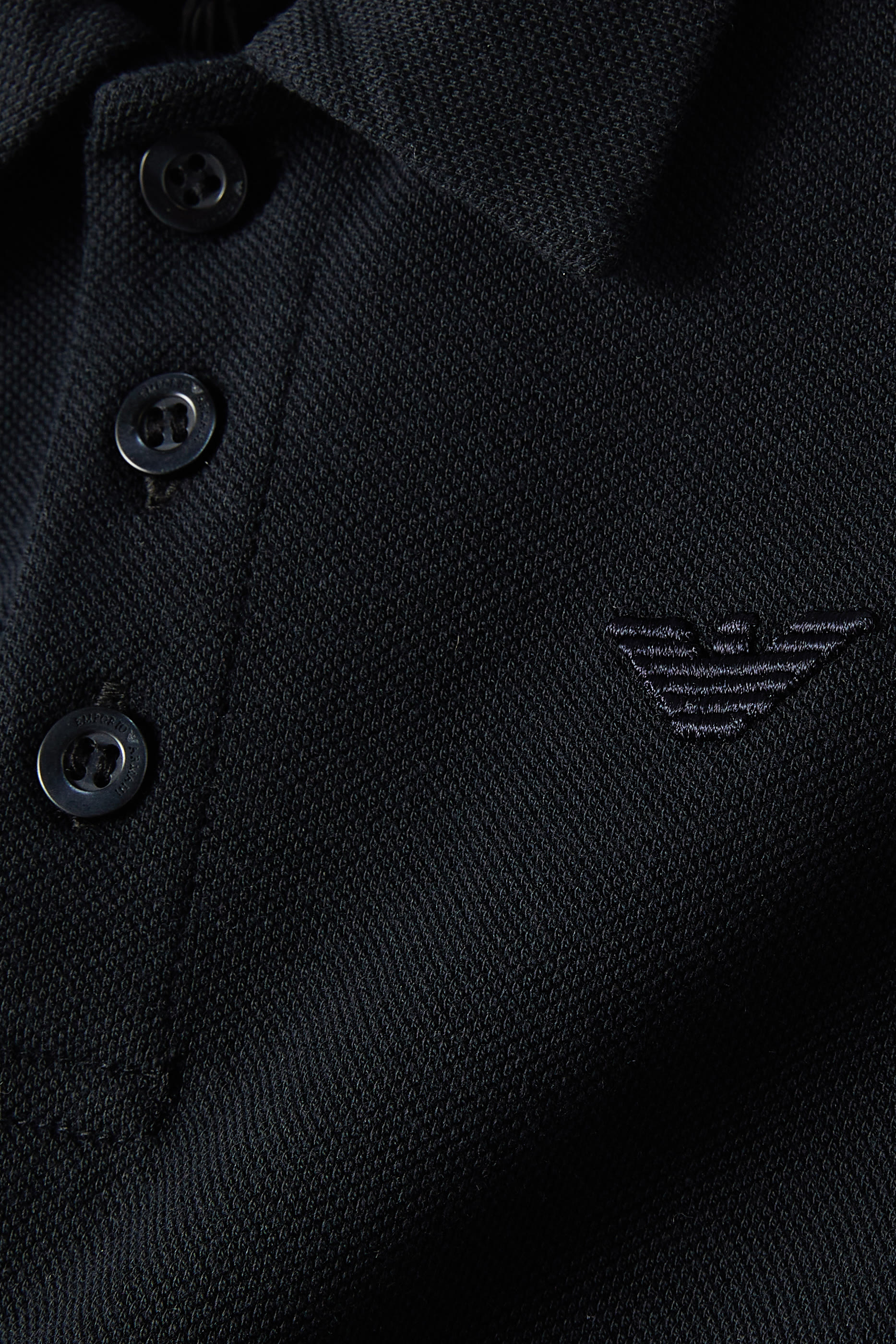 قميص بولو بطبعة شعار الماركة قطن للأطفال