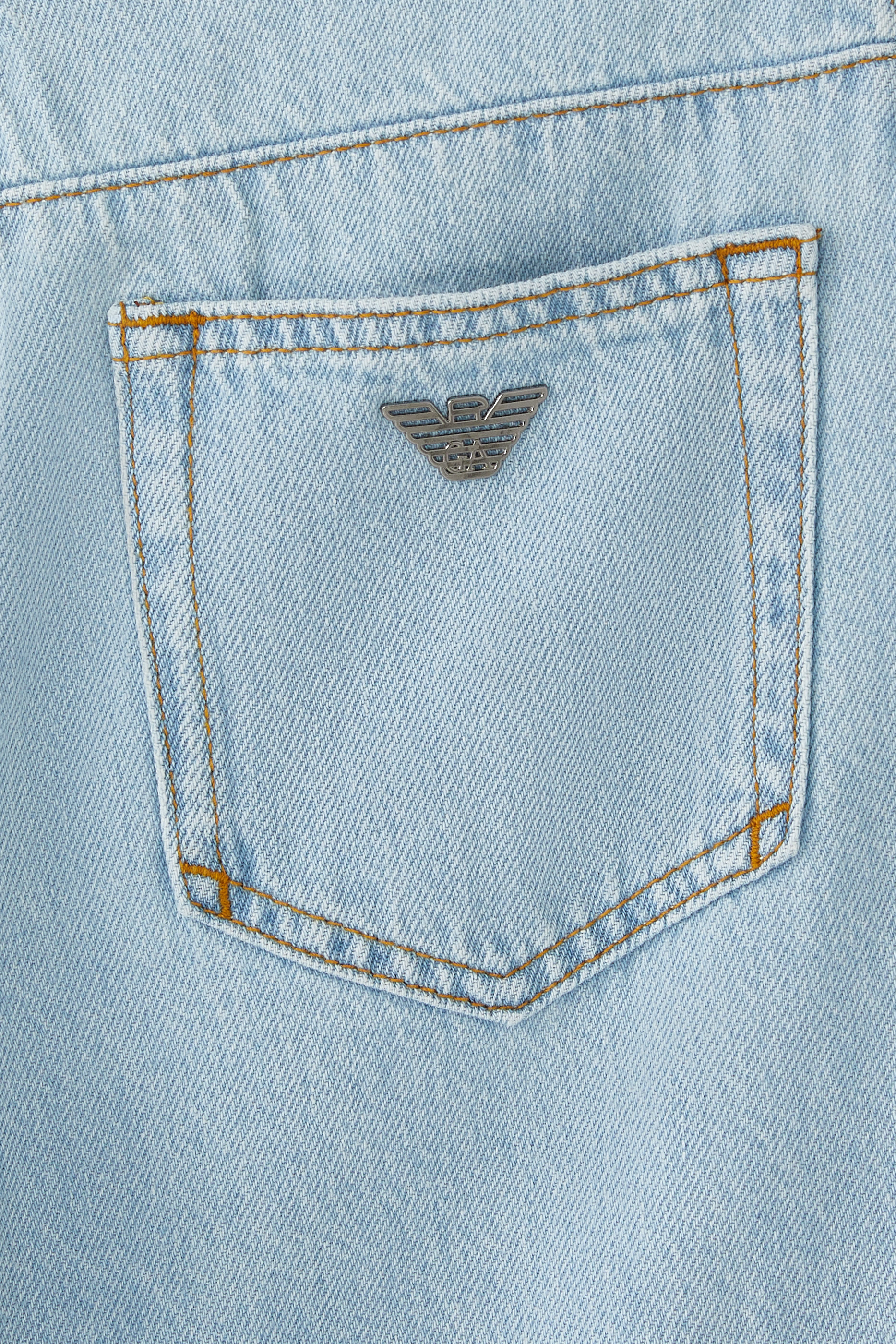 شورت دنيم بخمسة جيوب للأطفال