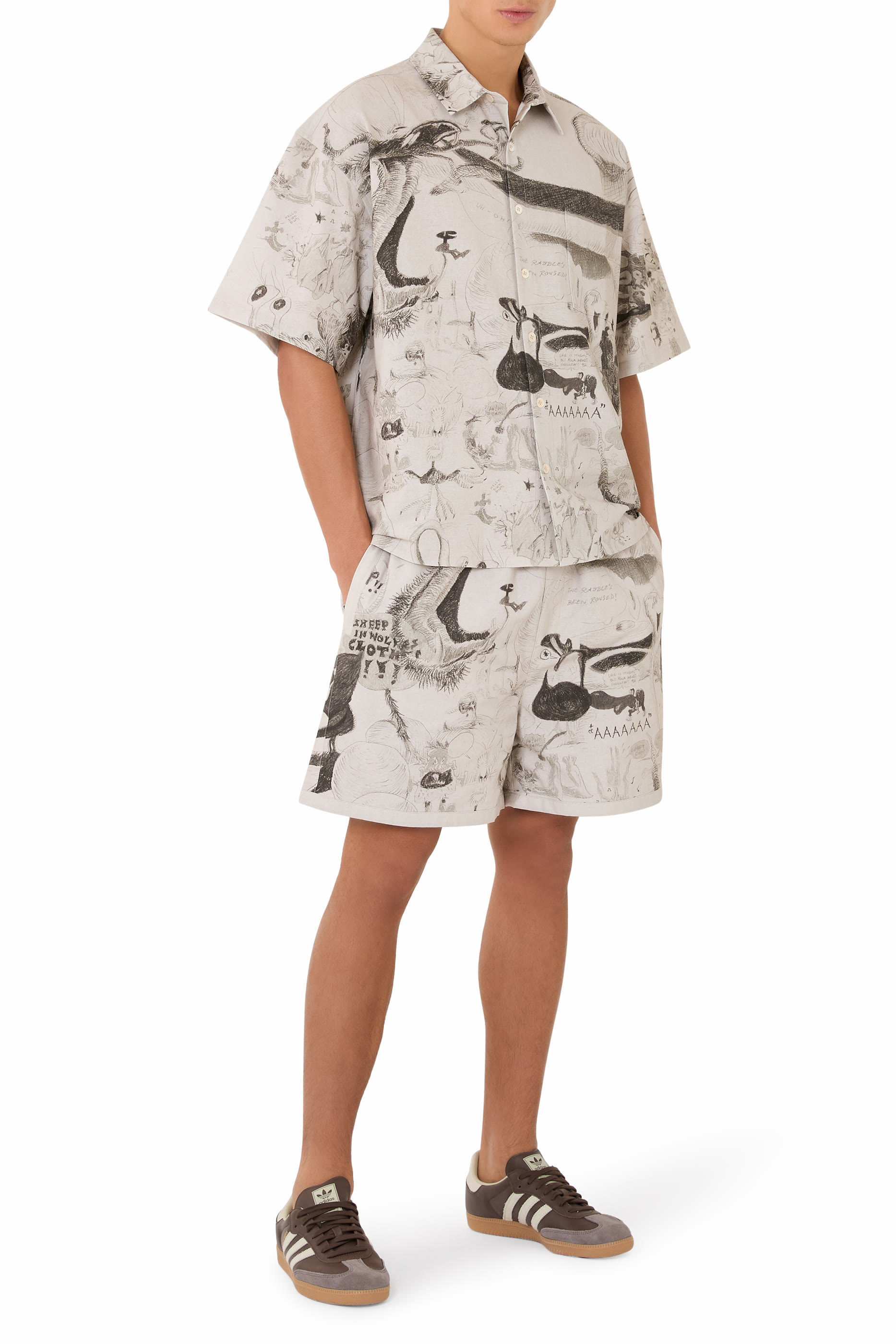 قميص ميغالو بأكمام قصيرة