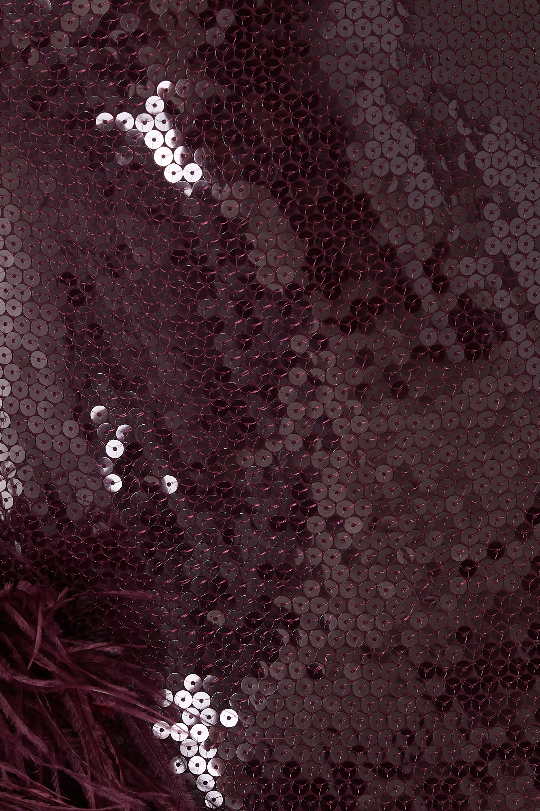 فستان فيستوسو قصير مزين بترتر