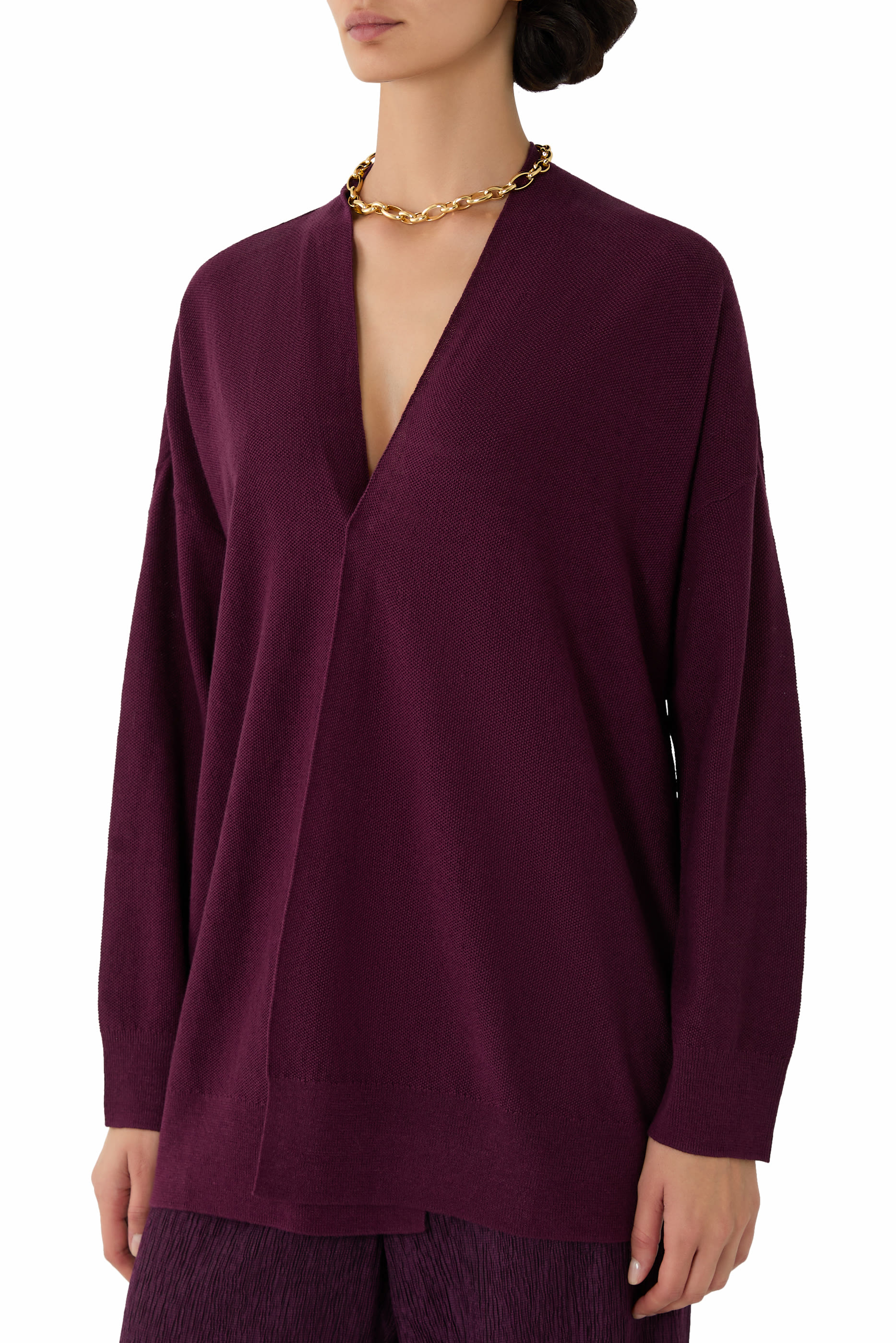 كاريدجان طويل كتان وقطن عضوي