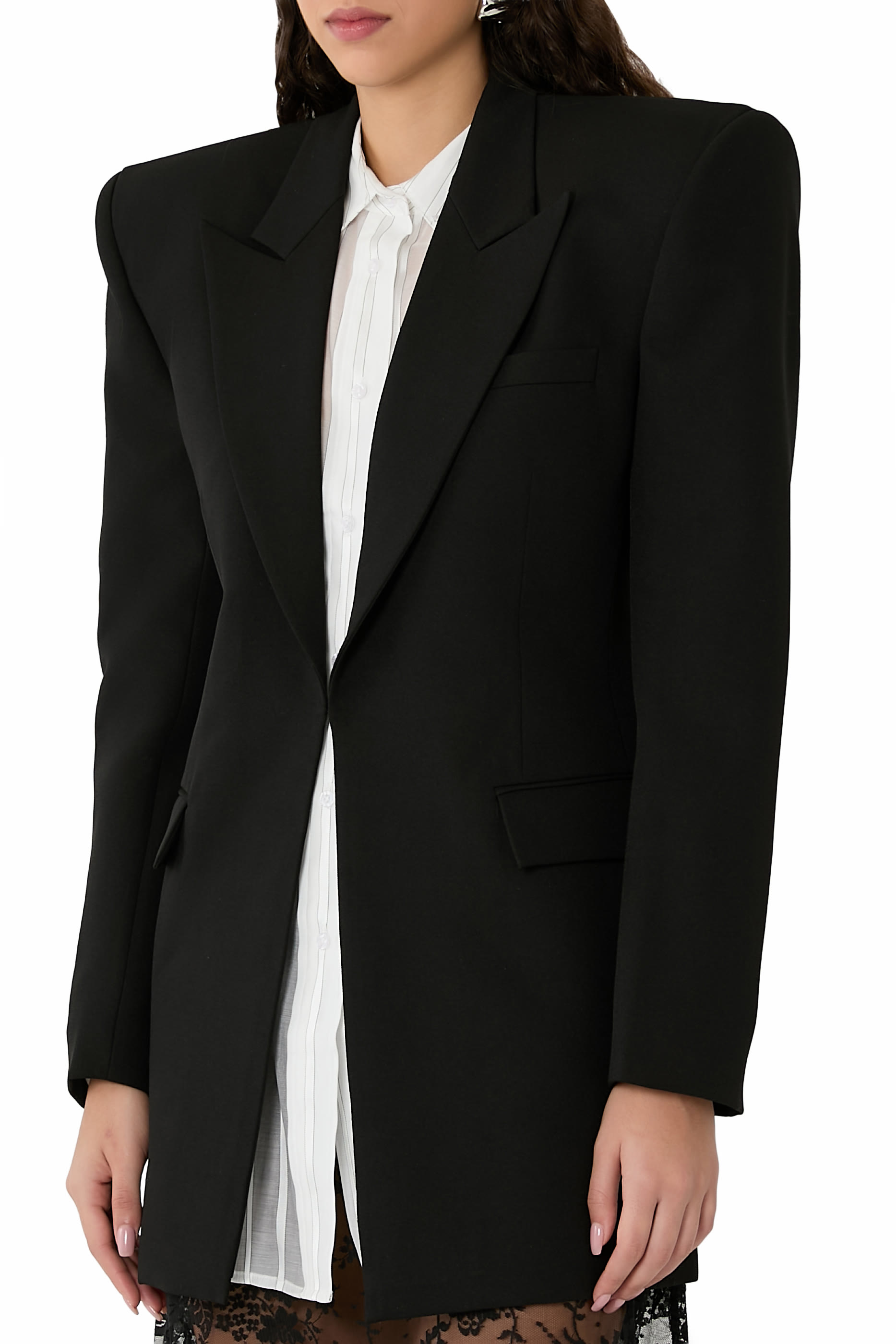 بليزر بويفرند بقصة فضفاضة