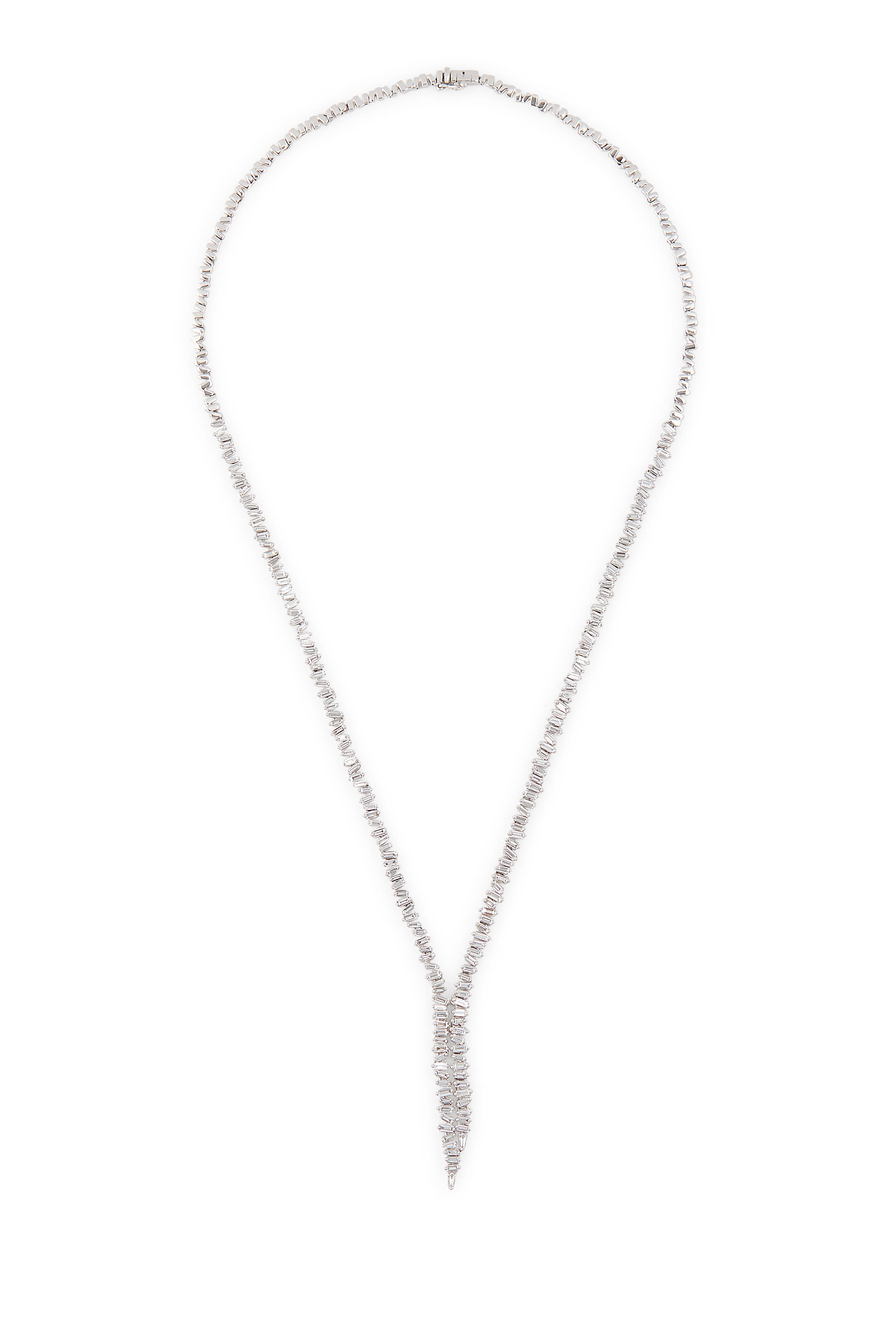 قلادة بوليرو مرصعة بالماس، ذهب أبيض عيار 18