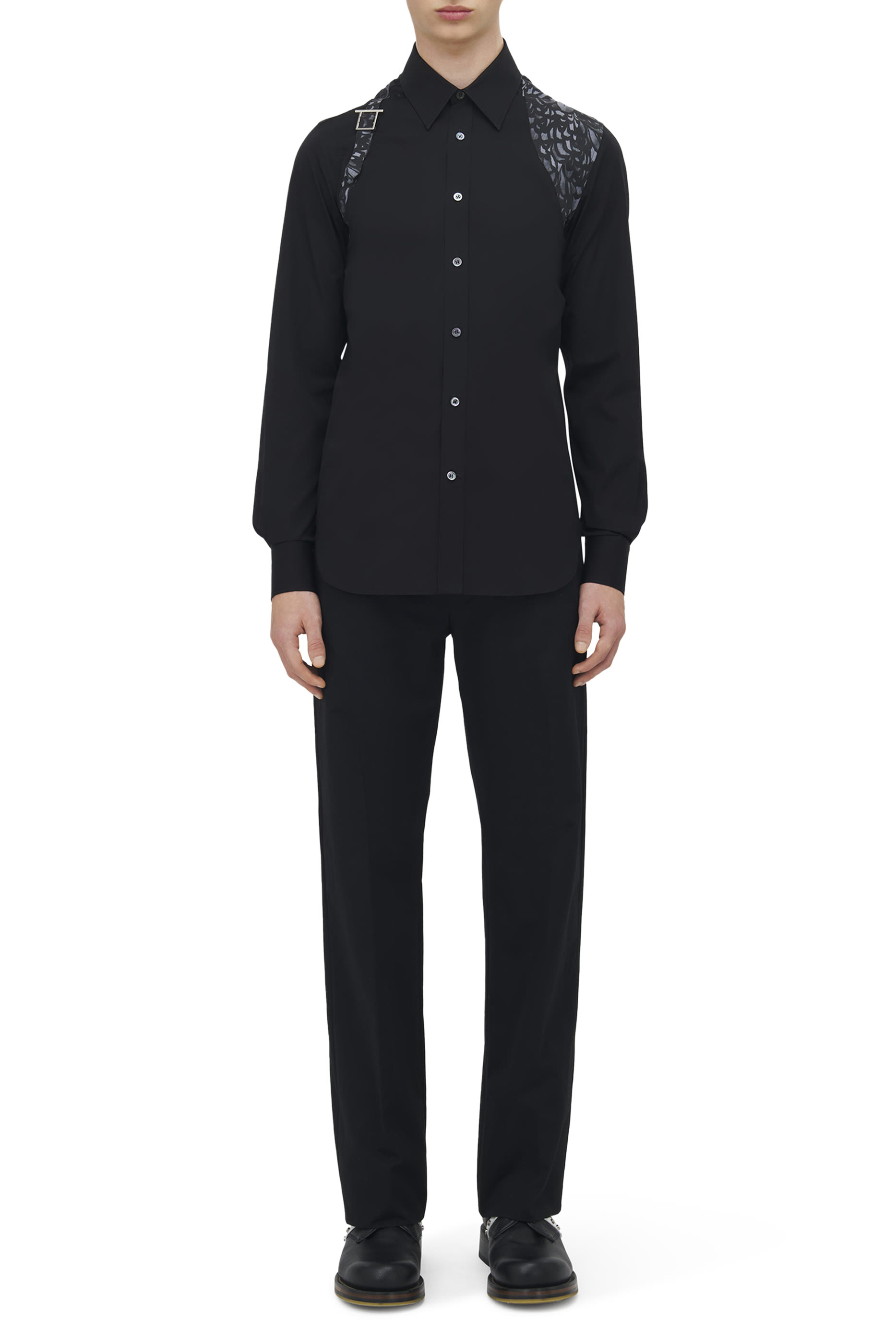 قميص هارنيس بلون متباين