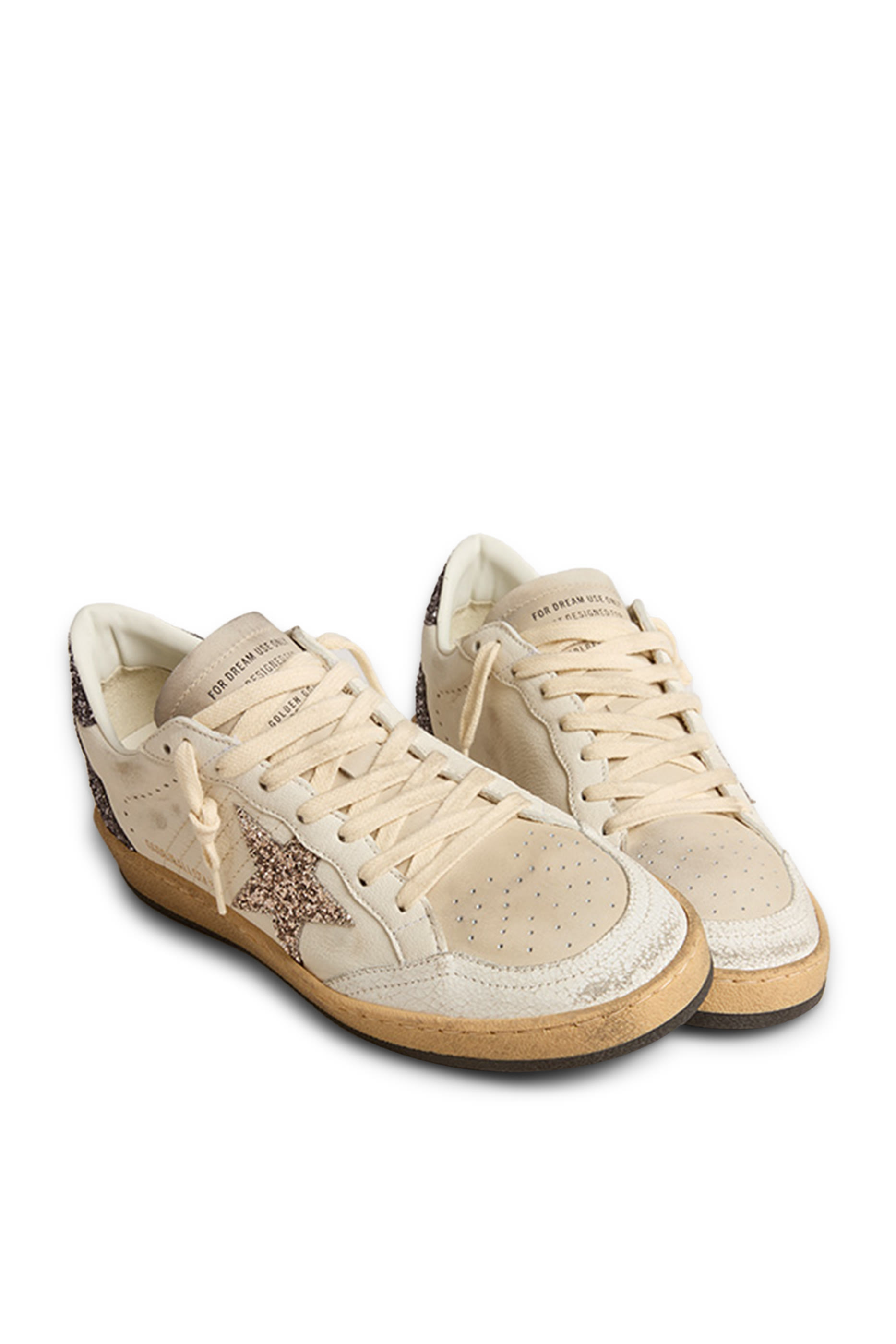 سنيكرز بول ستار جلد مزين بغليتر