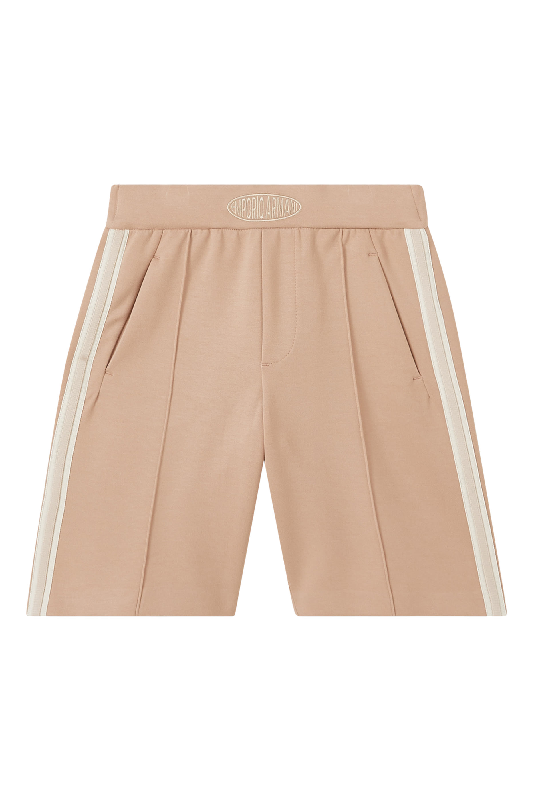 شورت بشعار الماركة بحياكة أمامية للأطفال