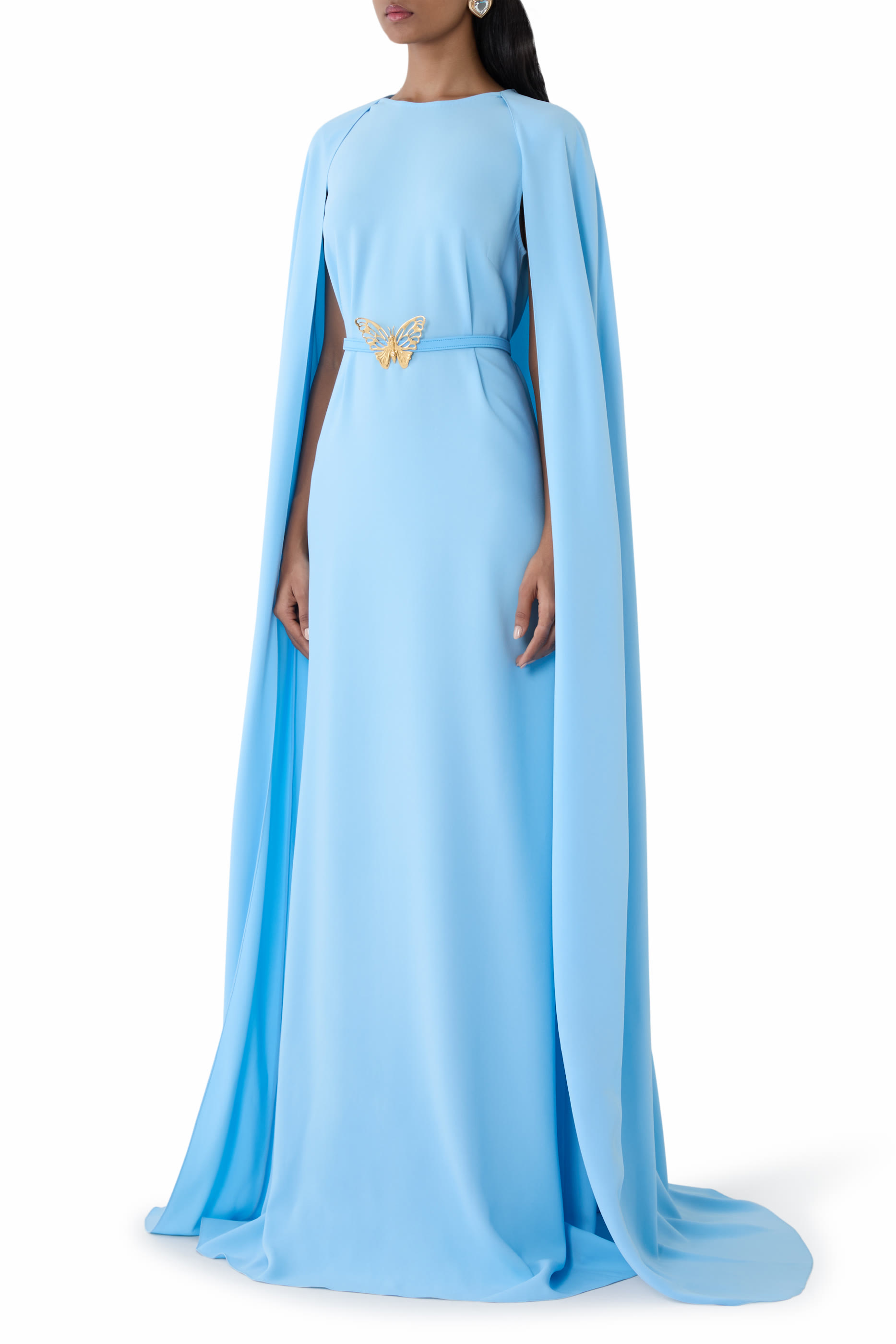 فستان سهرة درابيه باترفلاي