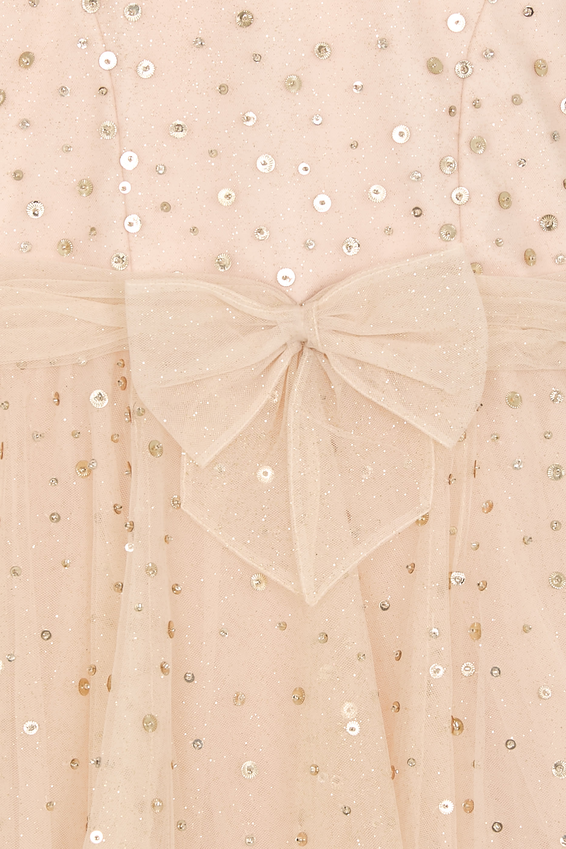 فستان تول مطرز بترتر للأطفال