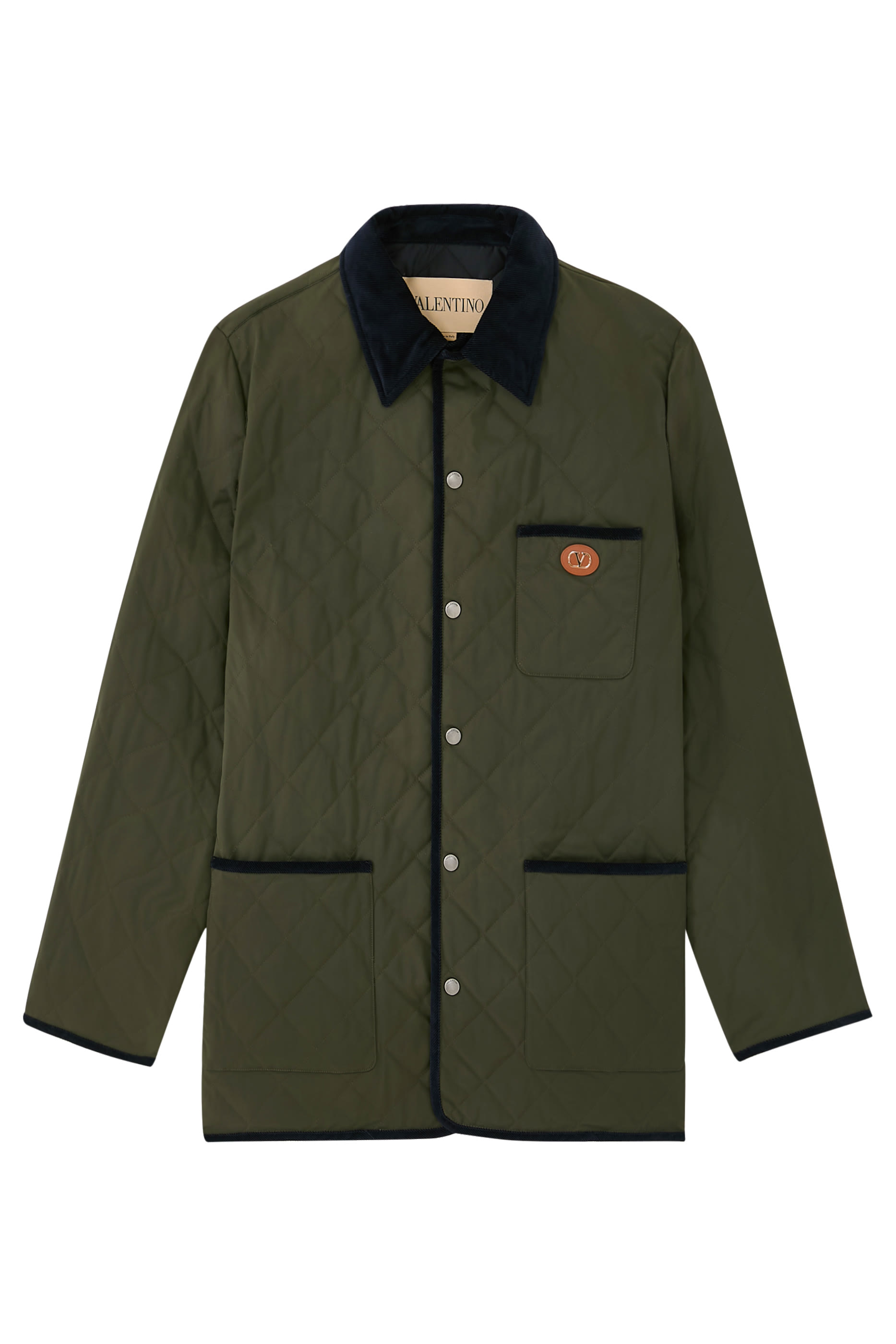 جاكيت مبطن بشعار الماركة