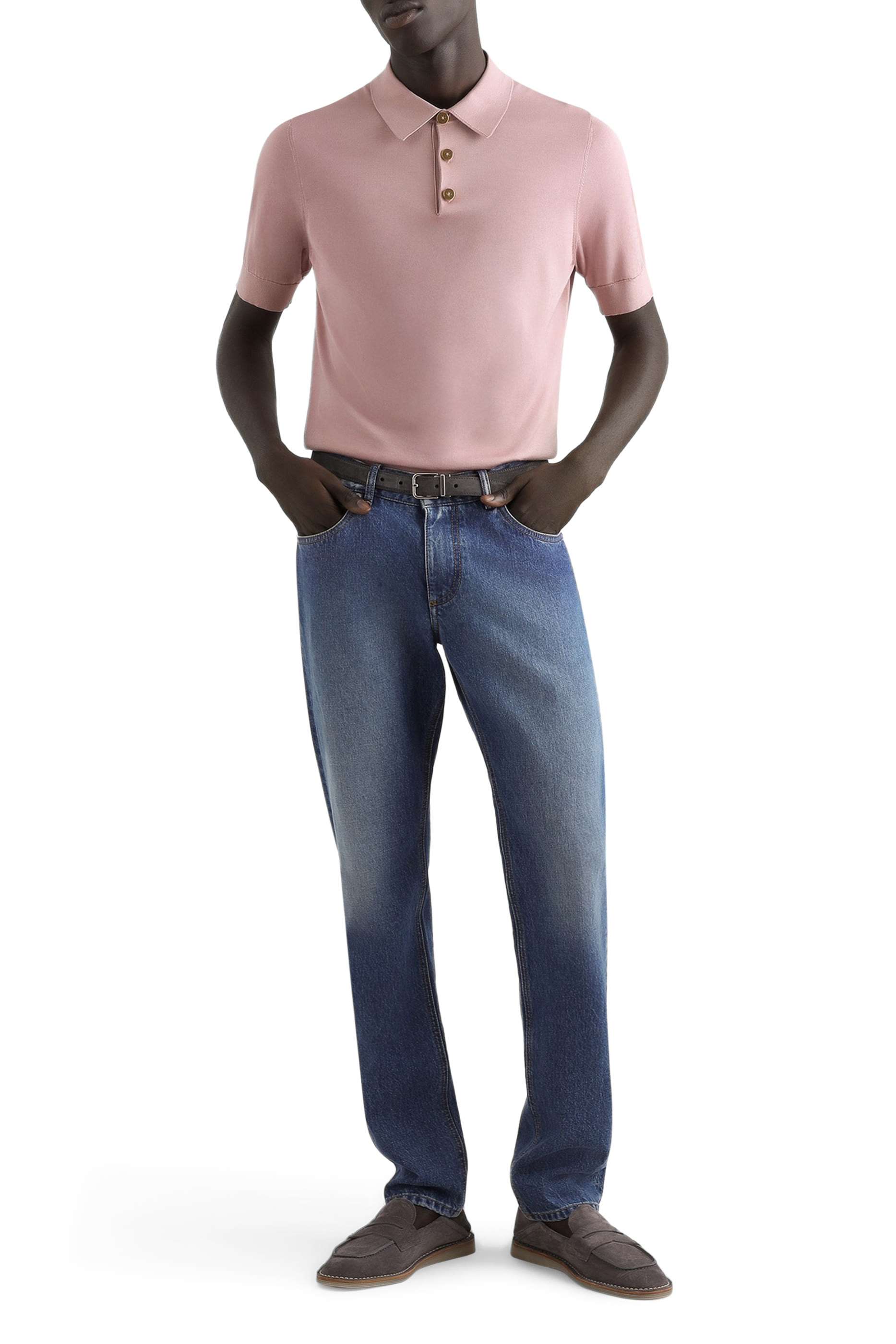 قميص بولو حرير