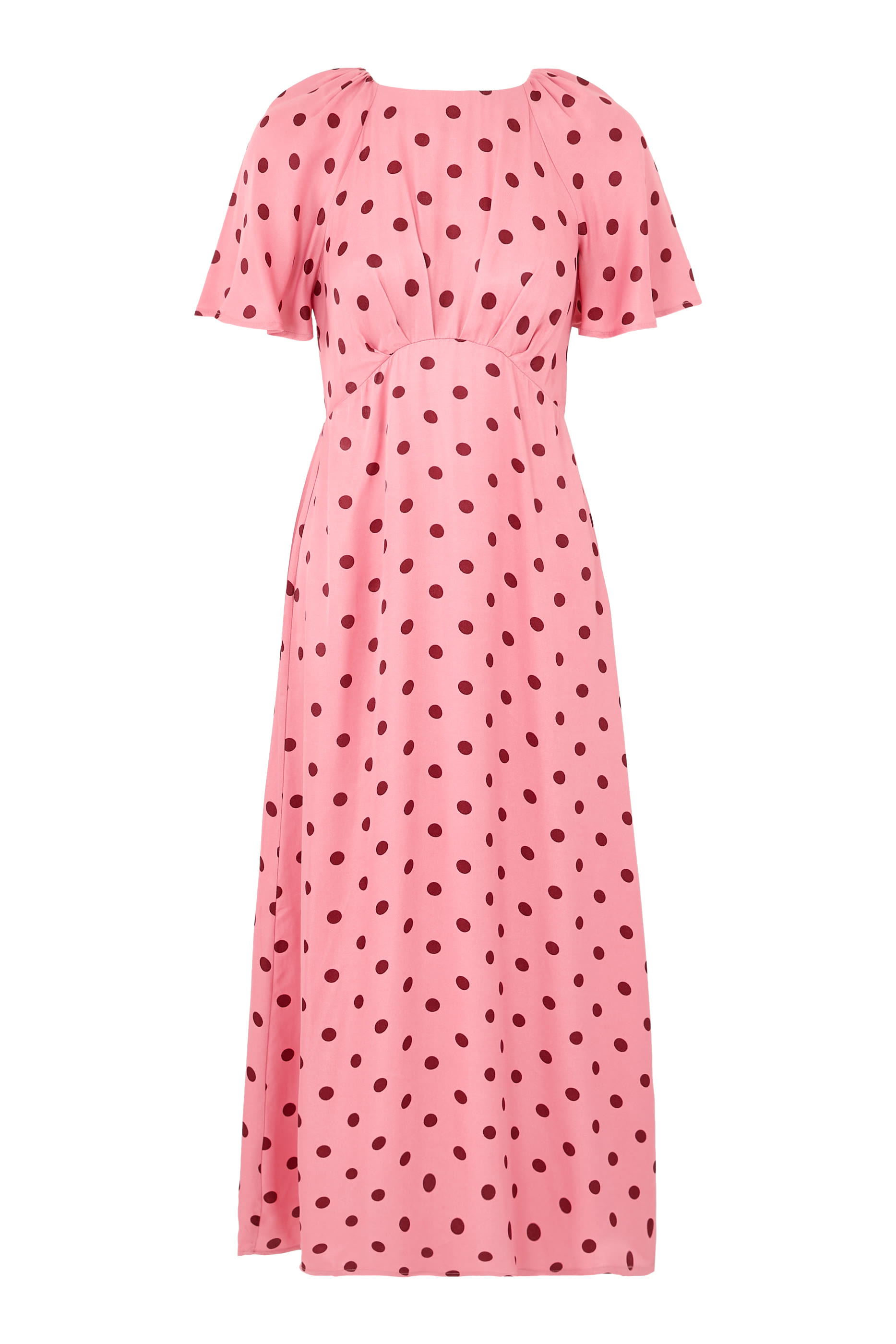 Polka Dot Madeira Midi Dress 