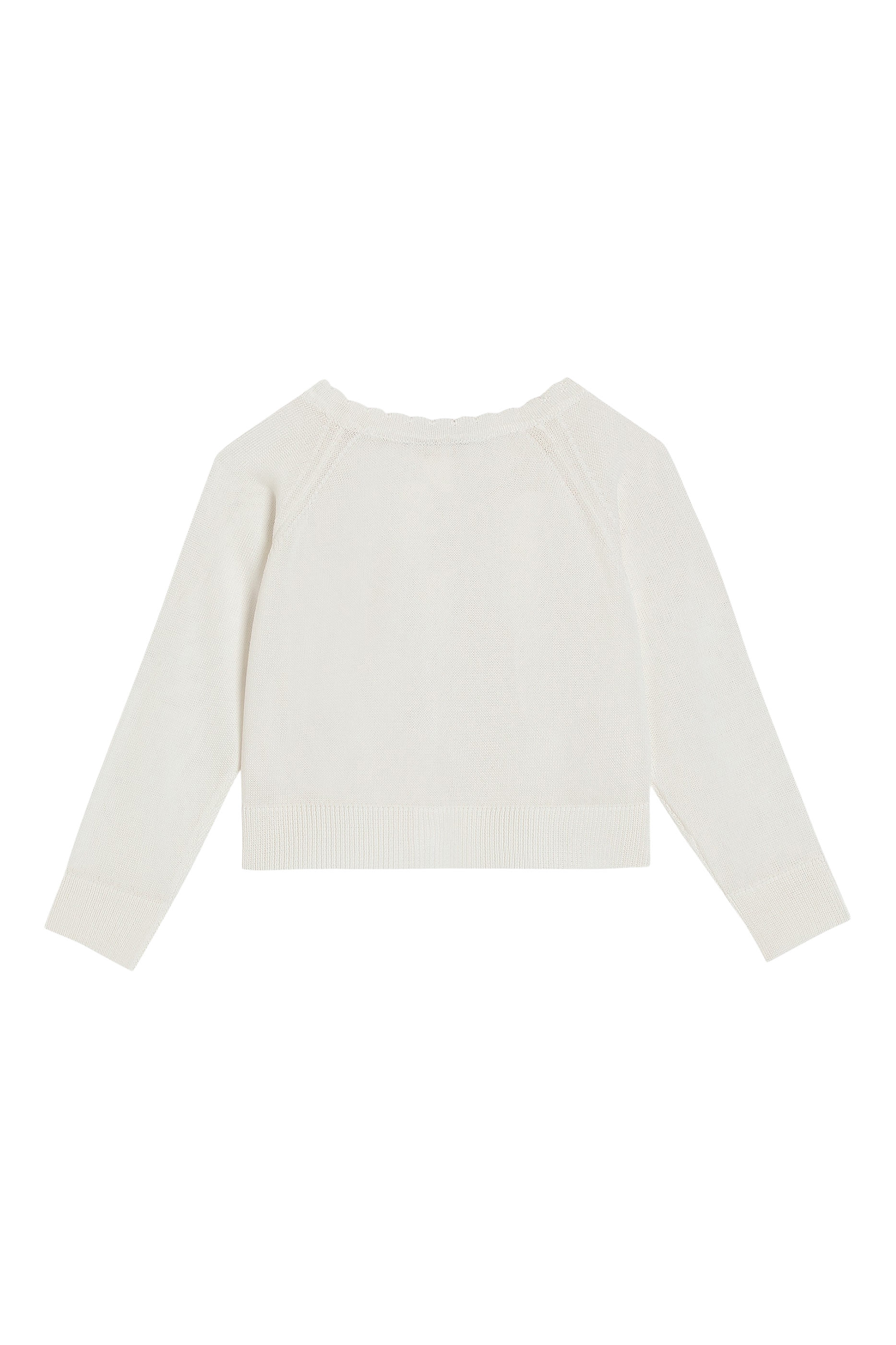 كارديغان بشعار الماركة فيسكوز ساتان للأطفال