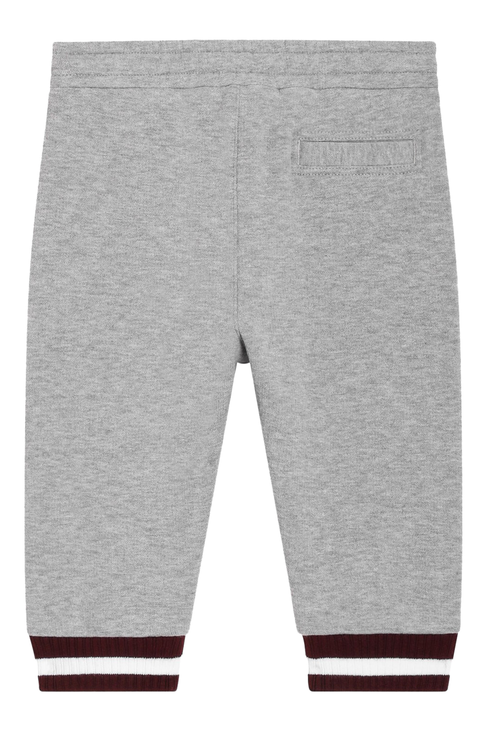 بنطال مطرز بشعار الماركة صوف للأطفال