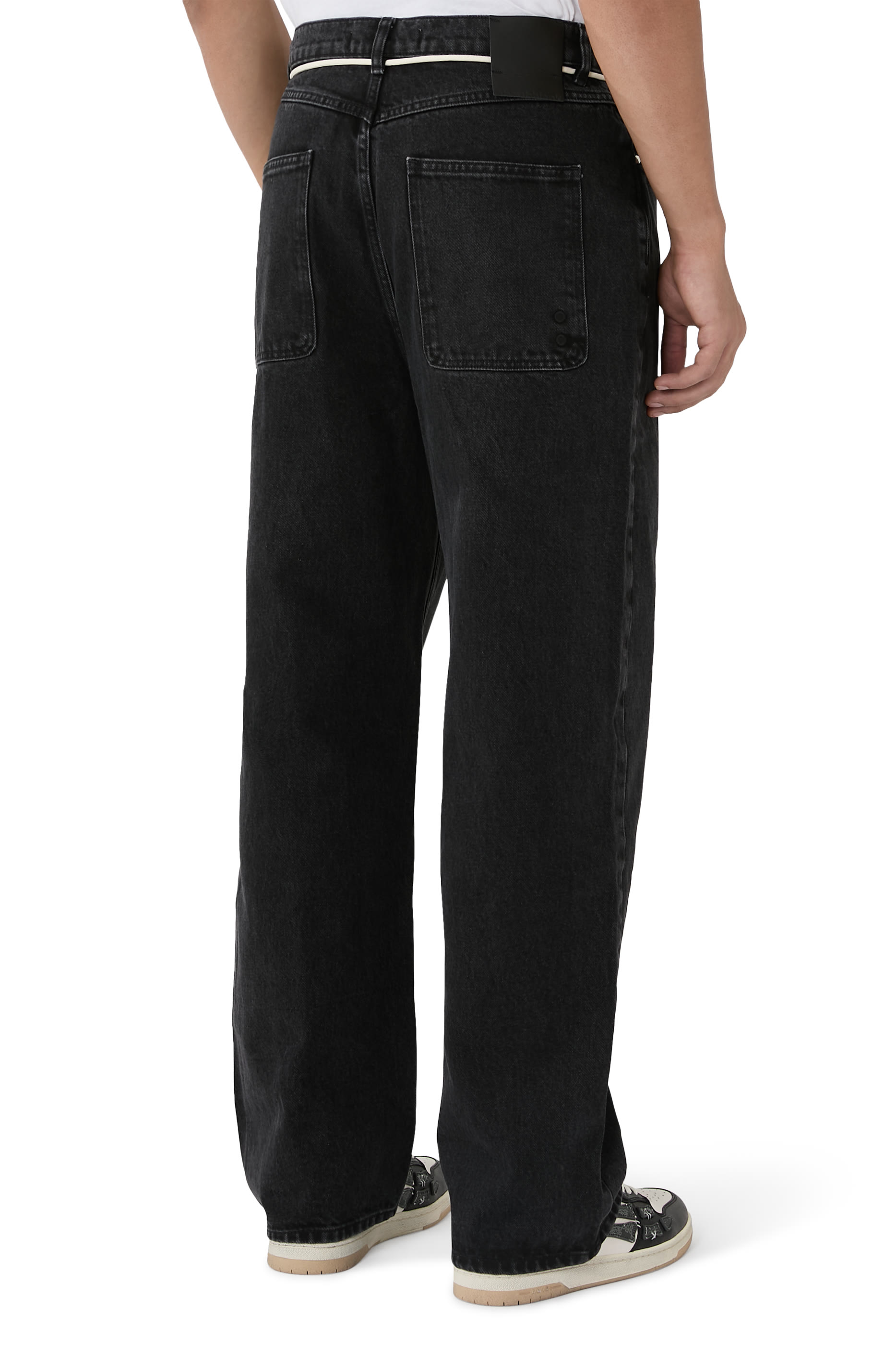 بنطال جينز بقصة مريحة دنيم