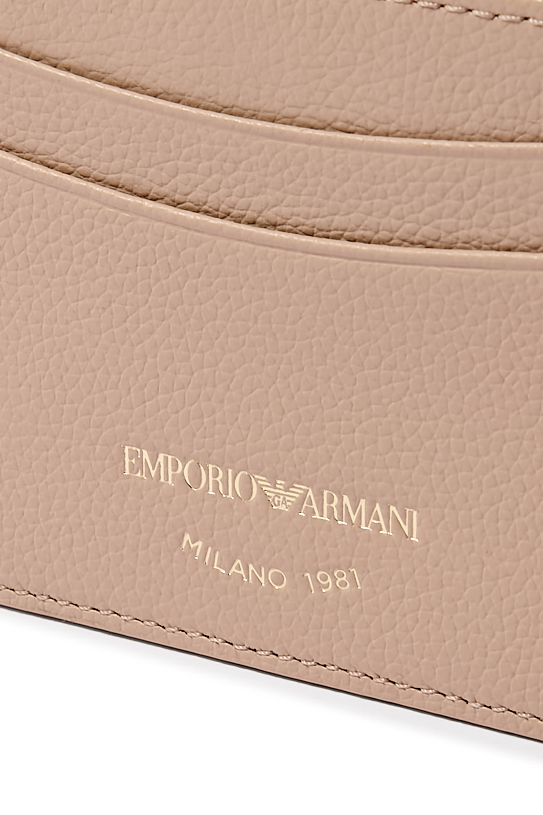 حافظة بطاقات جلد بارز الملمس