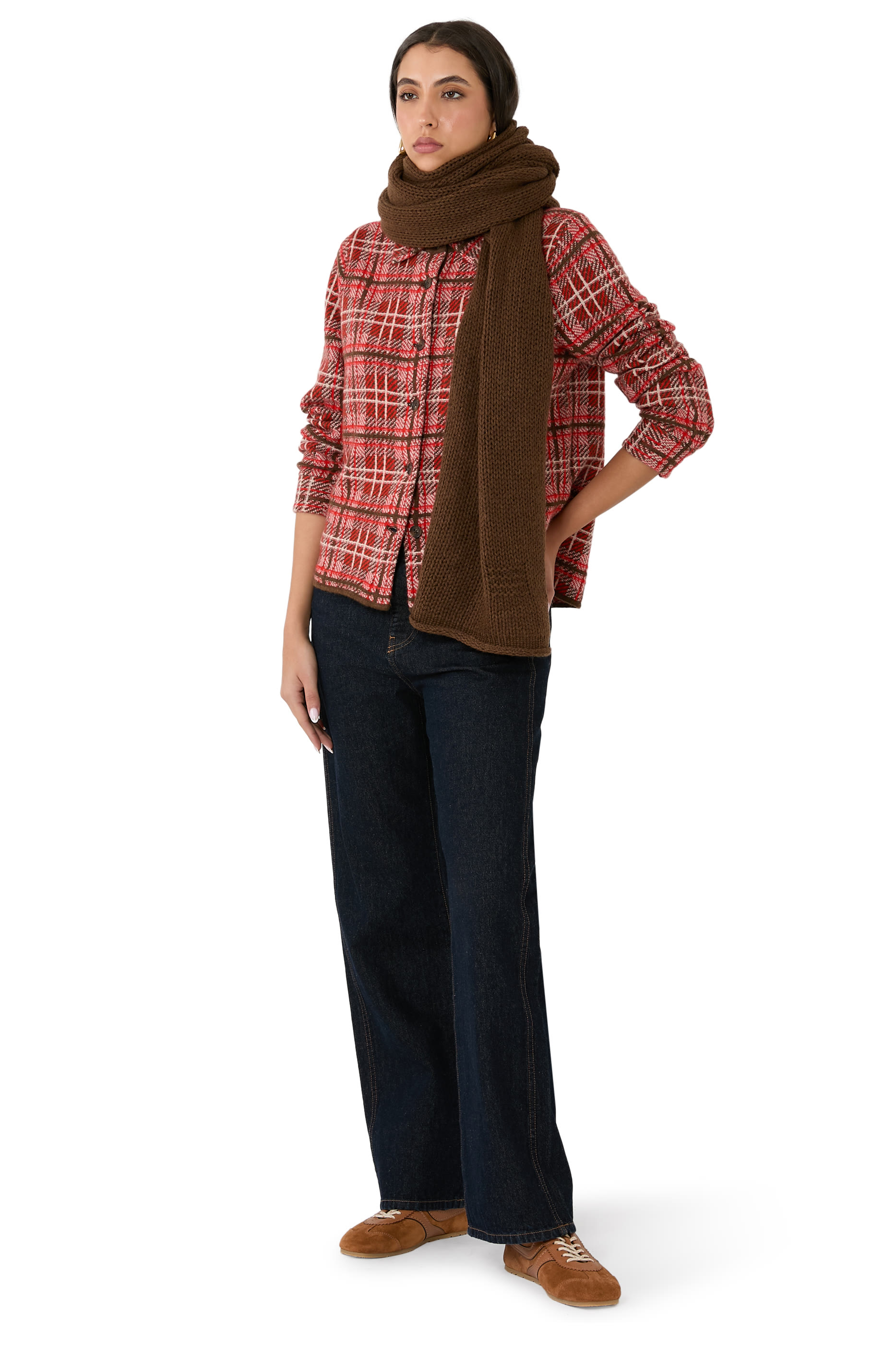 قميص ديلان بنقشة مربعات