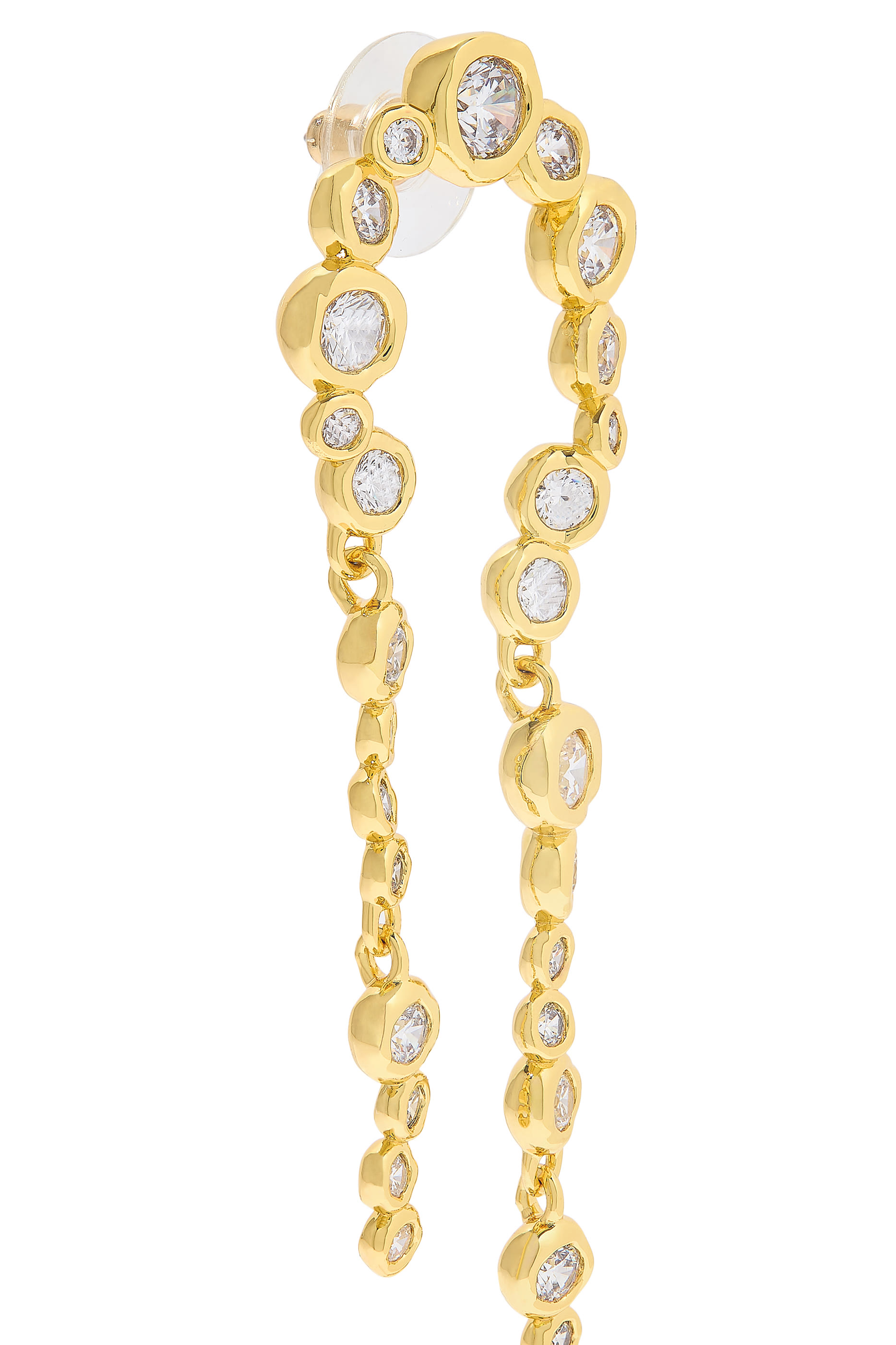 Asterales Arched Long Earrings