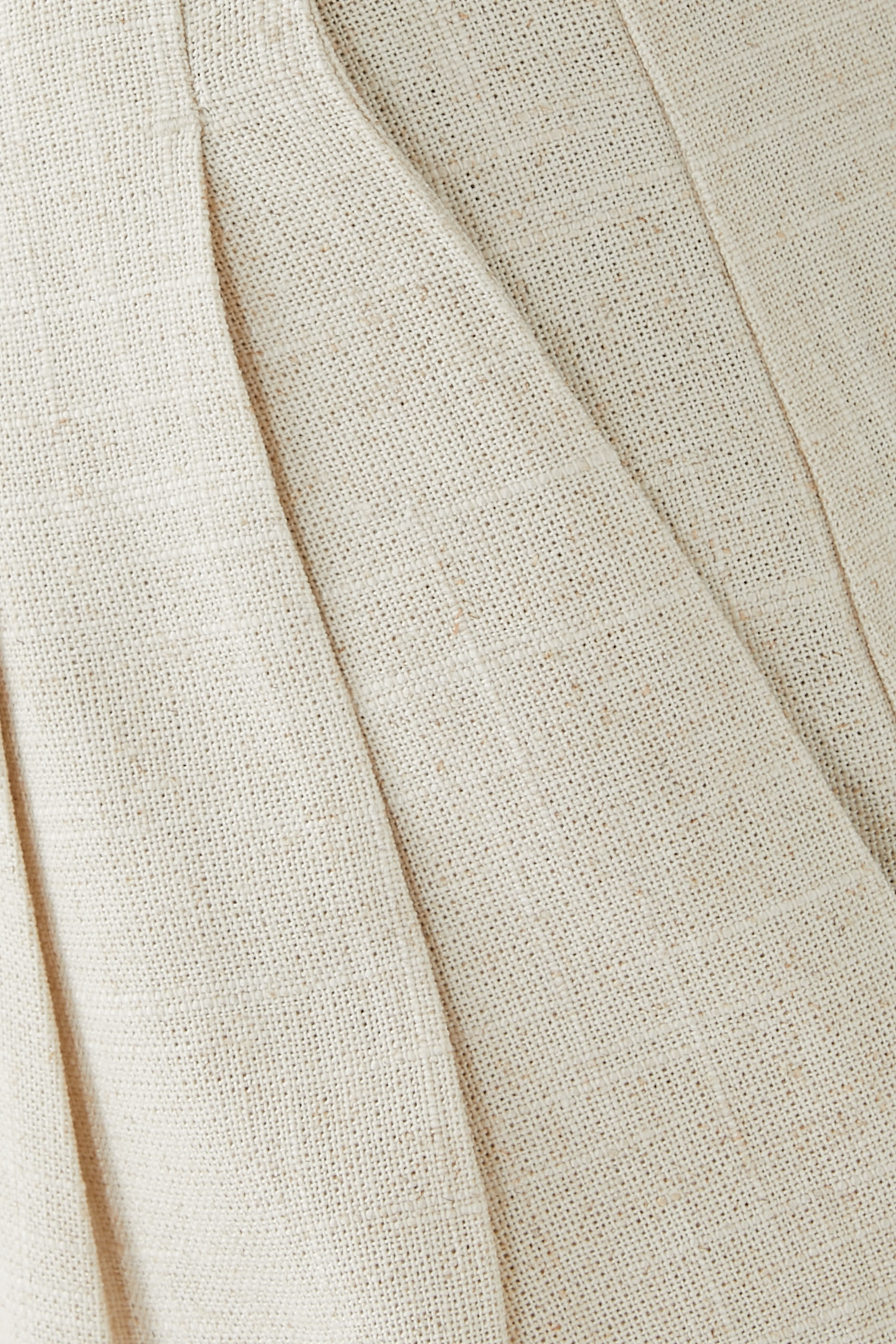 بنطال نيومان قماشي بخصر مرتفع