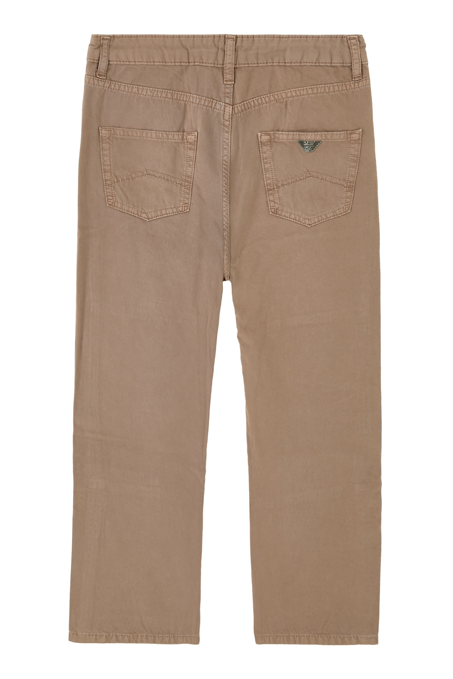 بنطال بجيوب كبيرة وحلية بشعار الماركة للأطفال