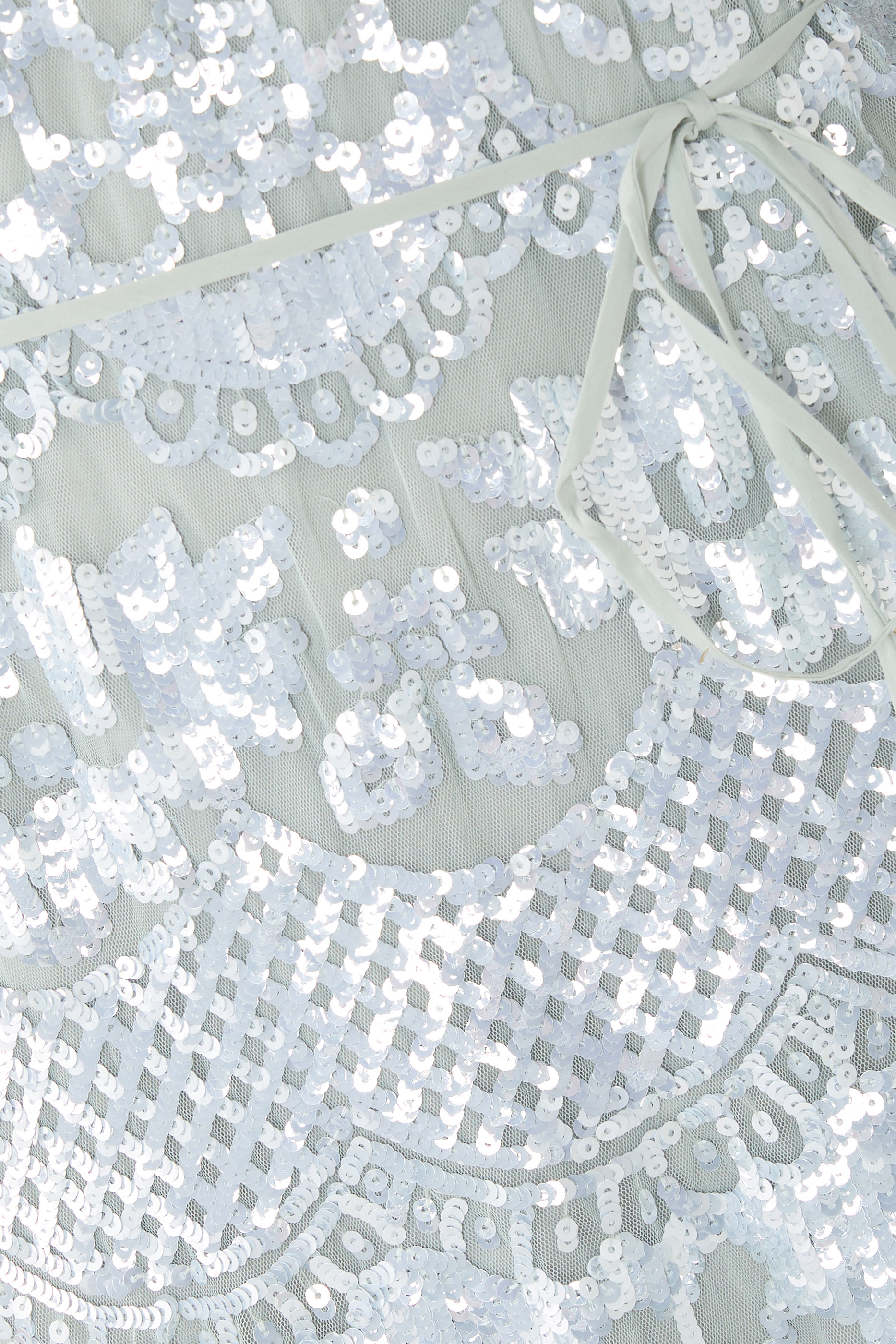 فستان سهرة سنو دروب بطول الكاحل