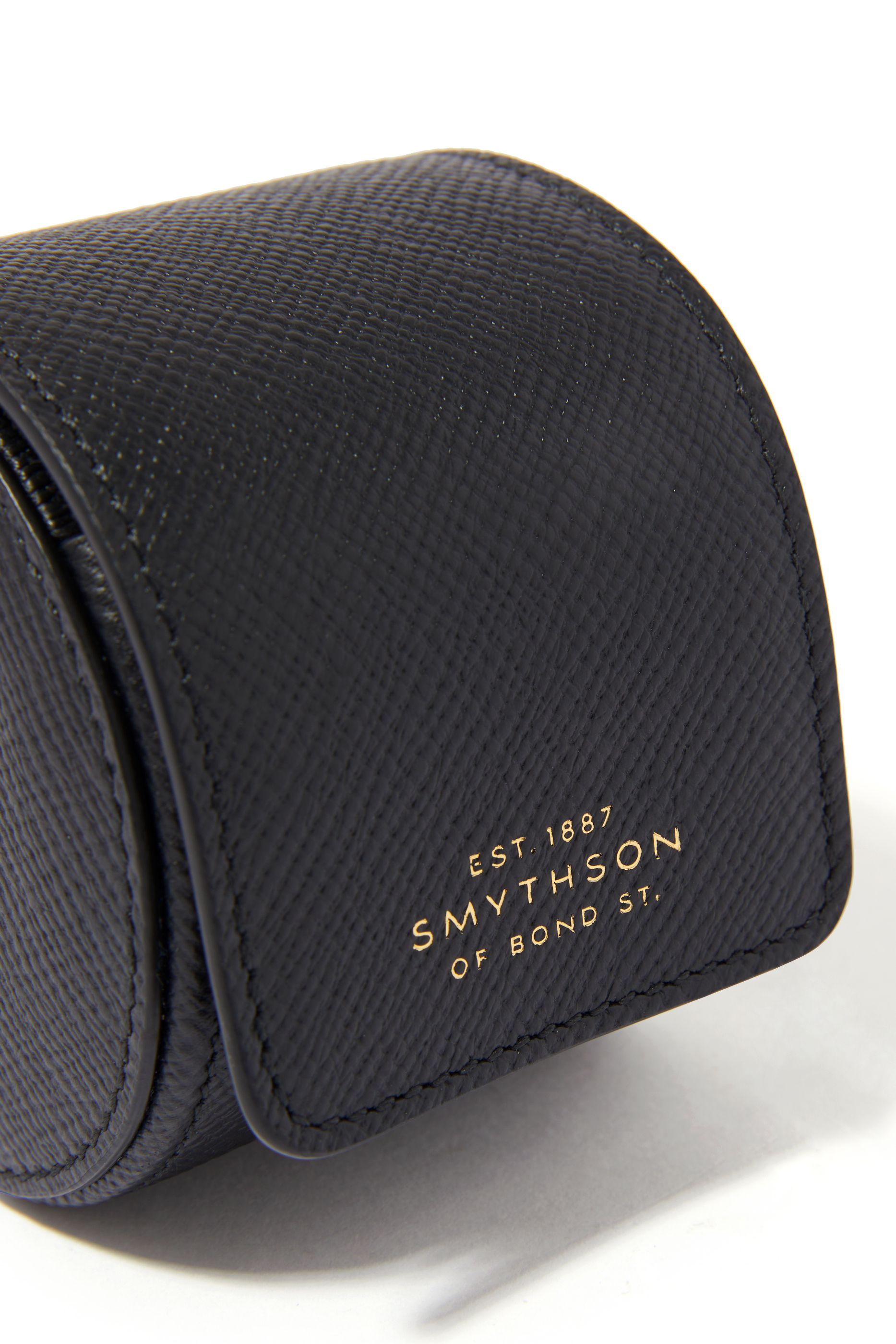 علبة أسطوانية باناما جلد لحفظة ساعة