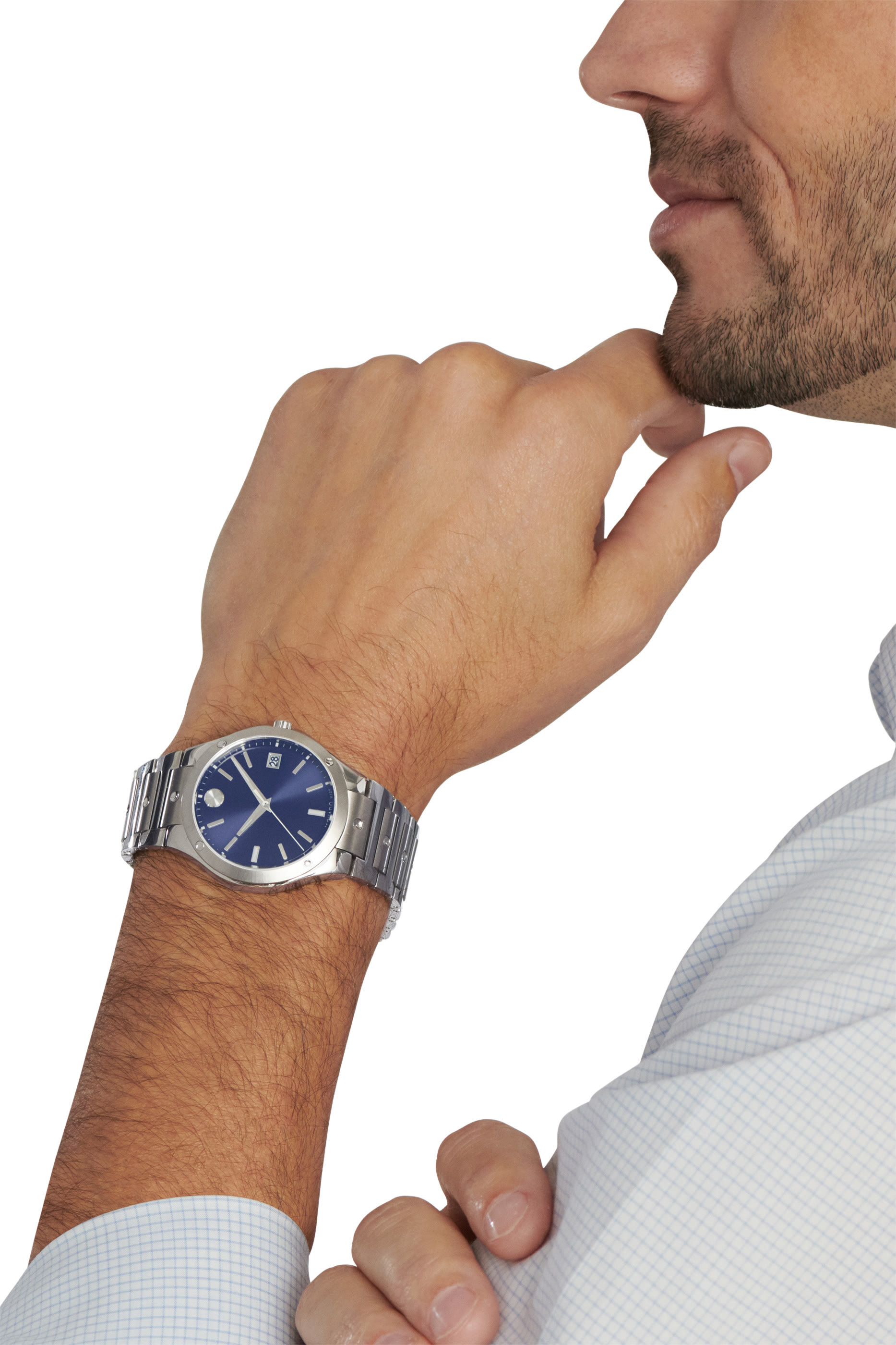 ساعة اس اي ستانلس ستيل