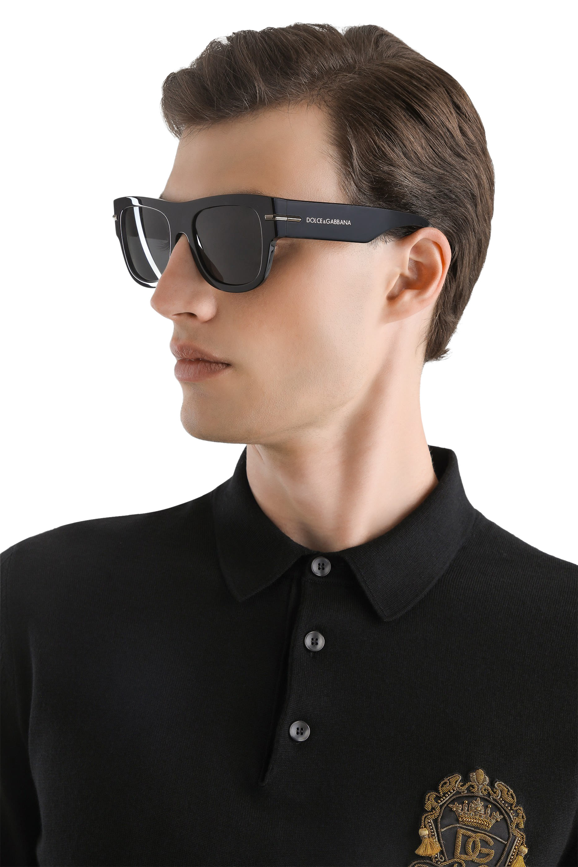 قميص بولو بشعار الماركة قطن