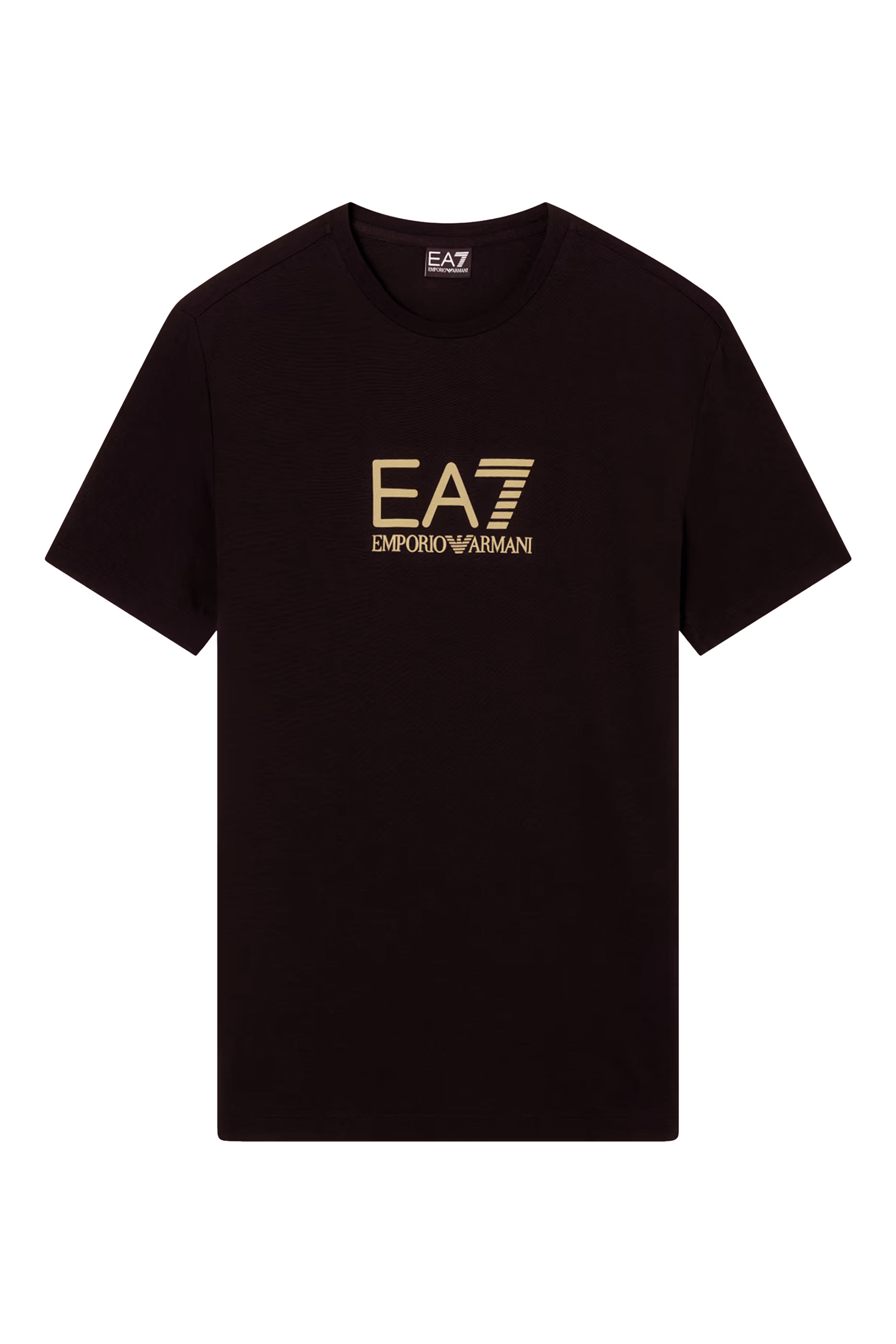 تيشيرت غولد ليبل بياقة ضيقة مزيج فيسكوز