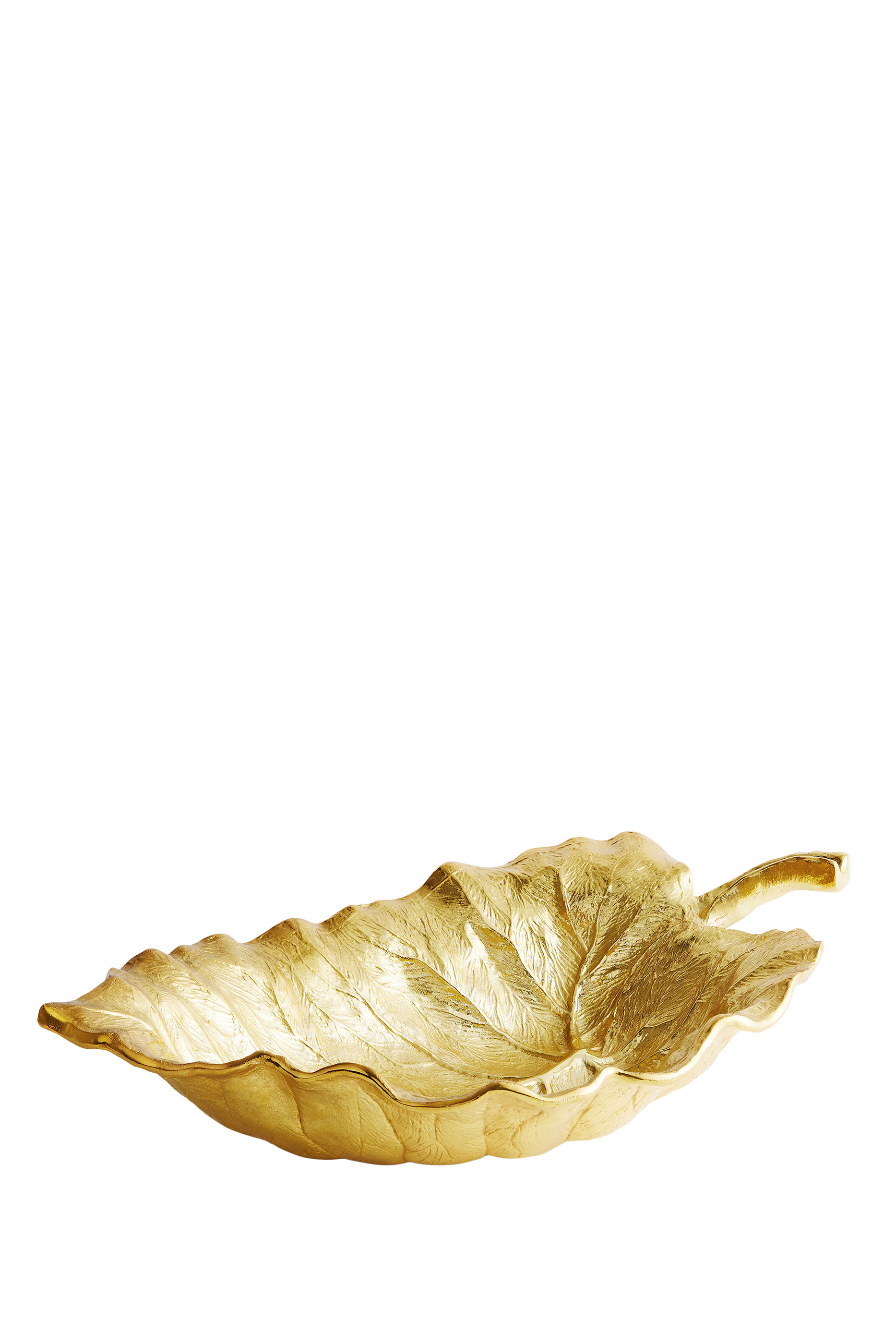 وعاء تقديم كبير بتصميم ورق أذن الفيل