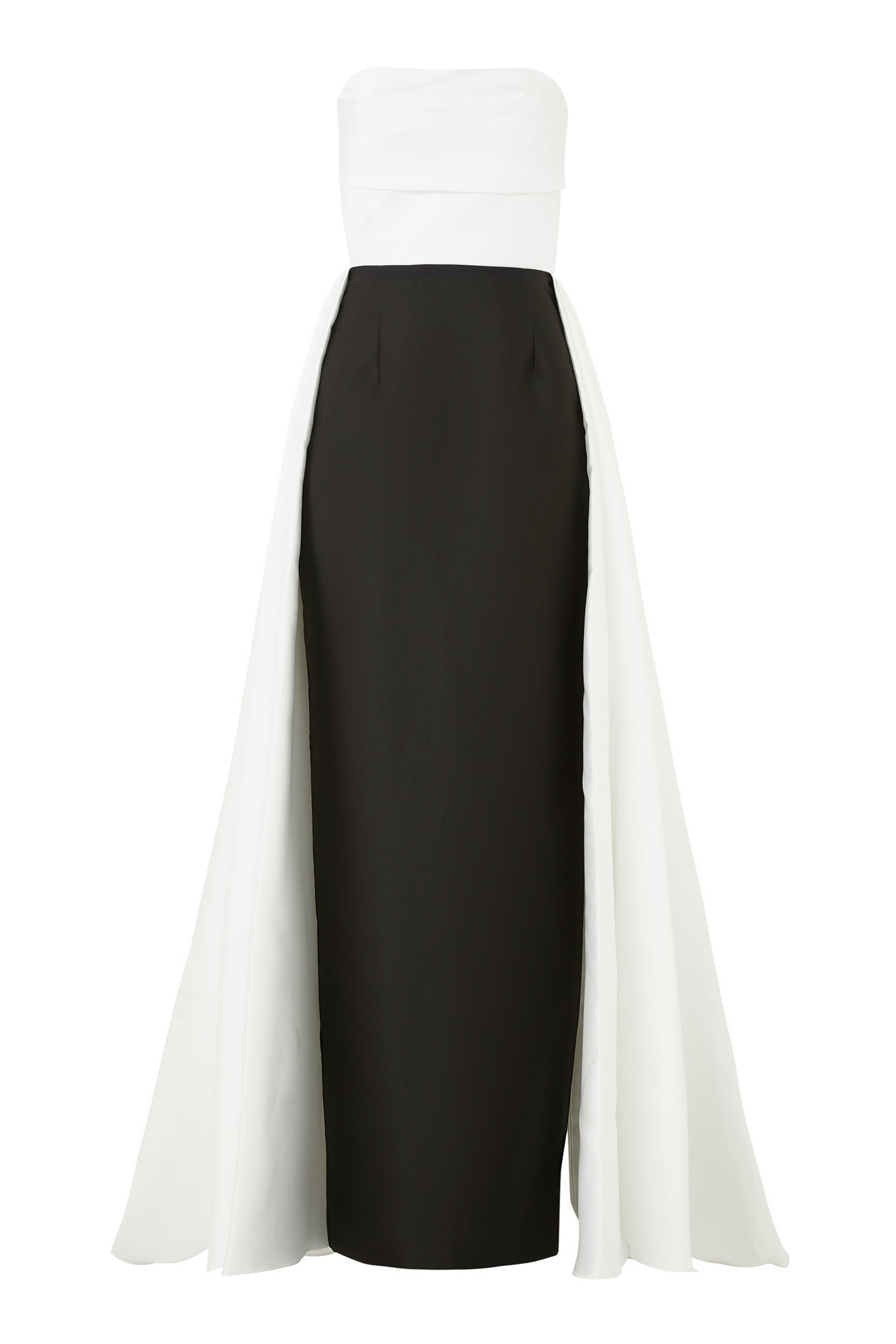 فستان تيفاني طويل بلا حمالات