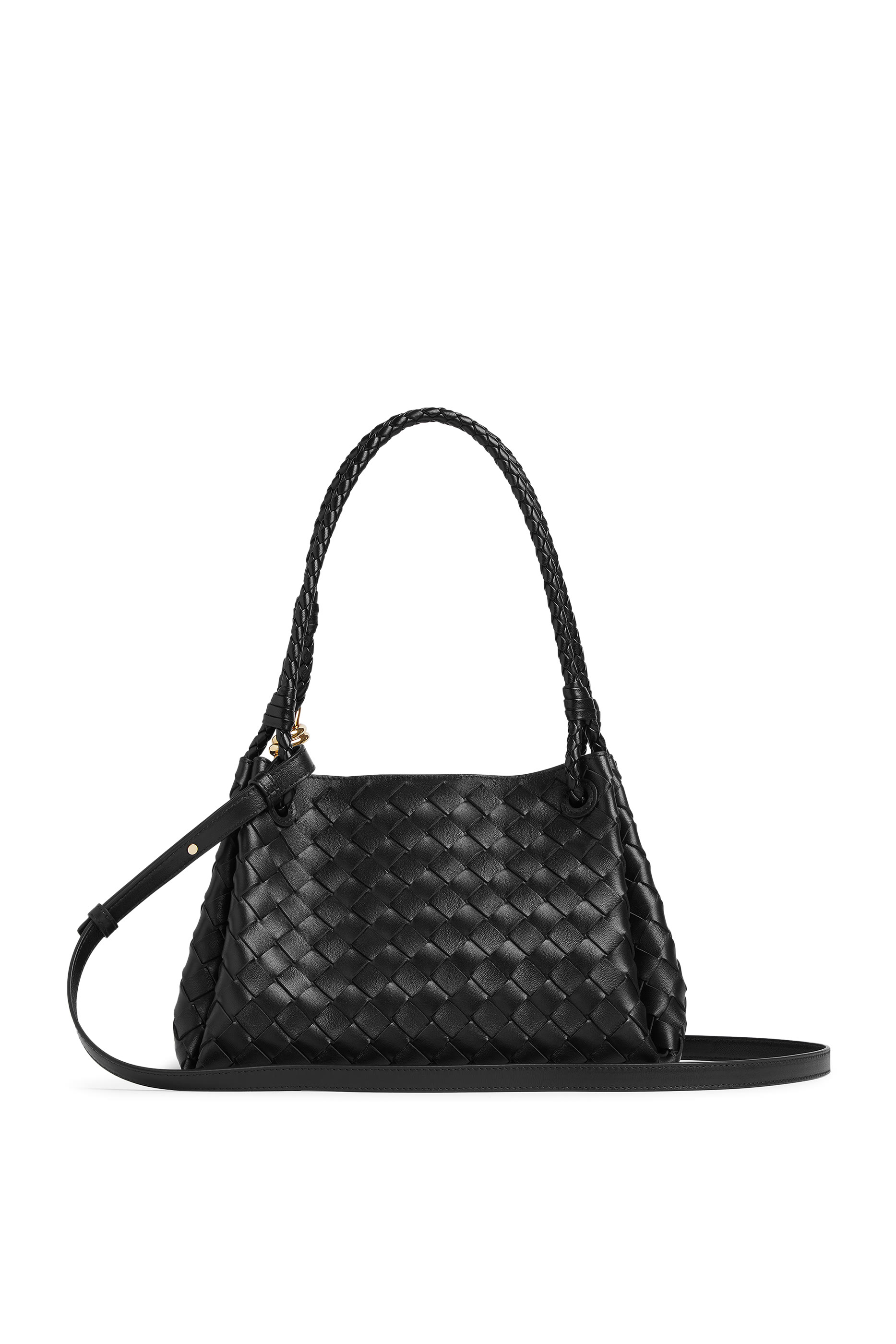 حقيبة كتف باراشوت كبيرة بتصميم مجدول