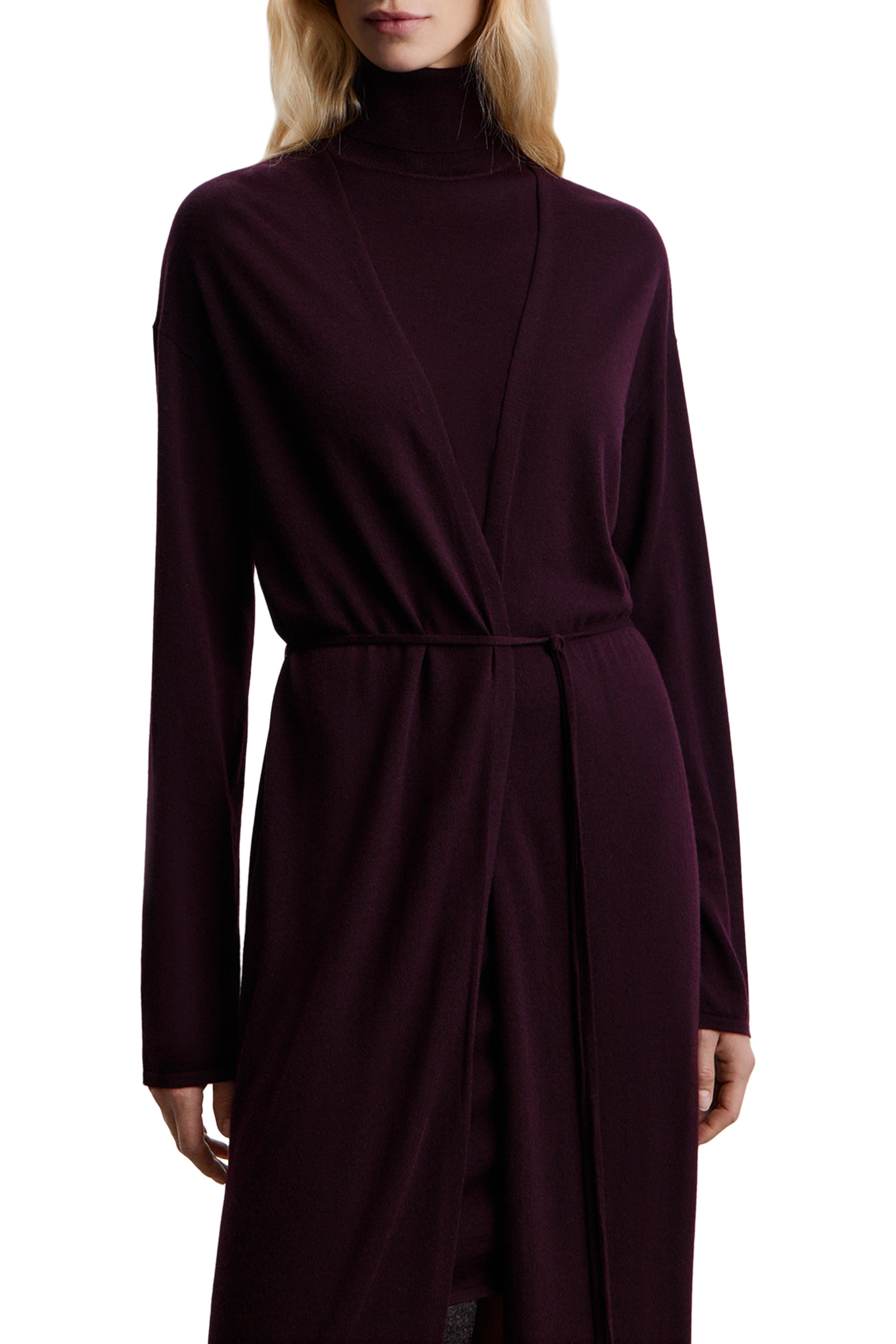 كارديجان حرير وصوف ميرينو