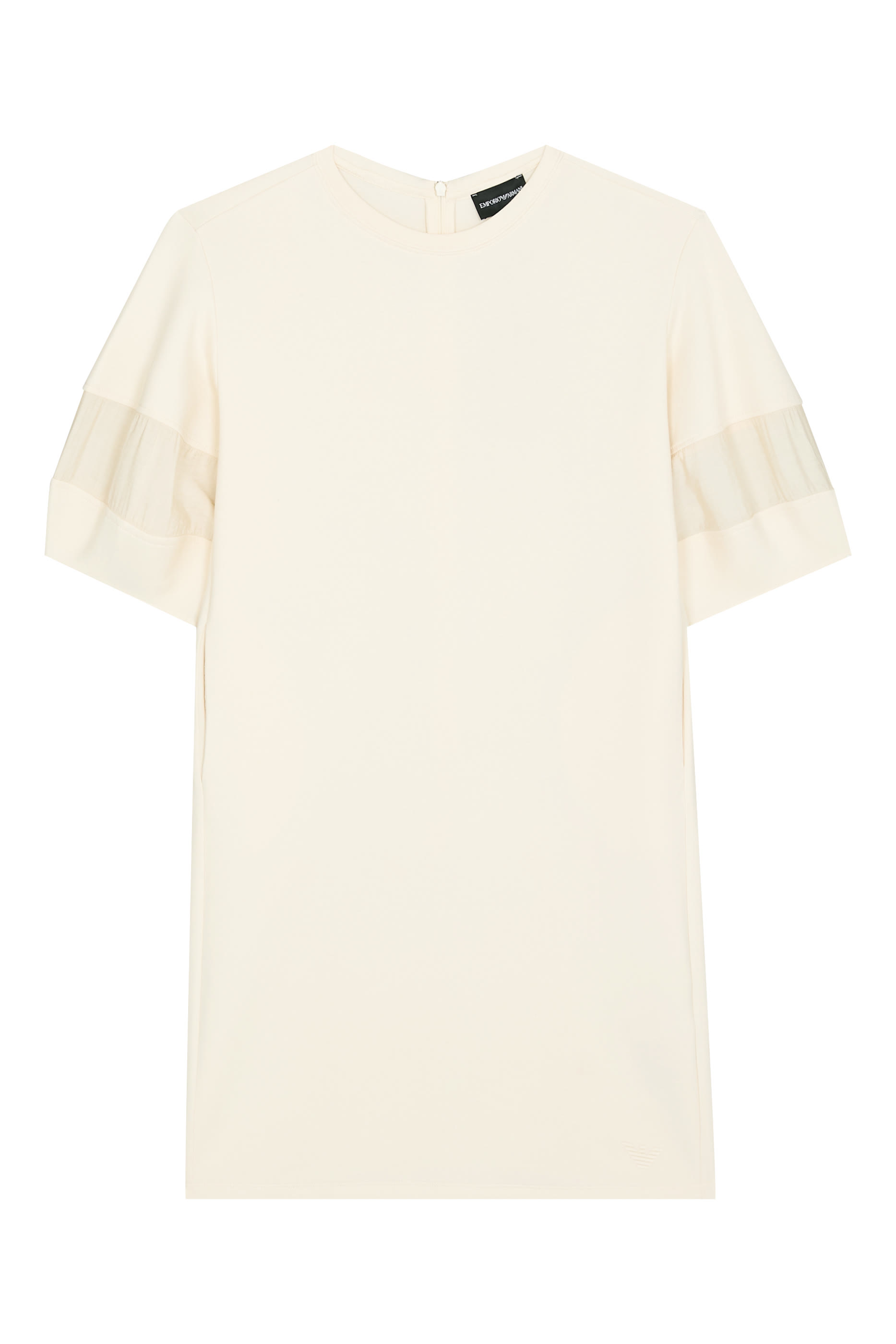 فستان مع حشوة رايون جيرسيه مزدوج مطاطي