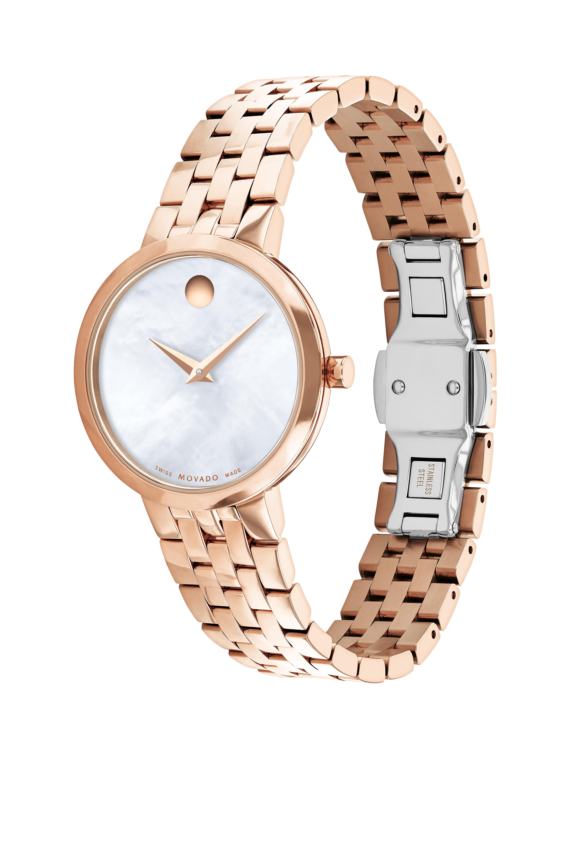 ساعة ميوزيم كلاسيكية ستانلس ستيل