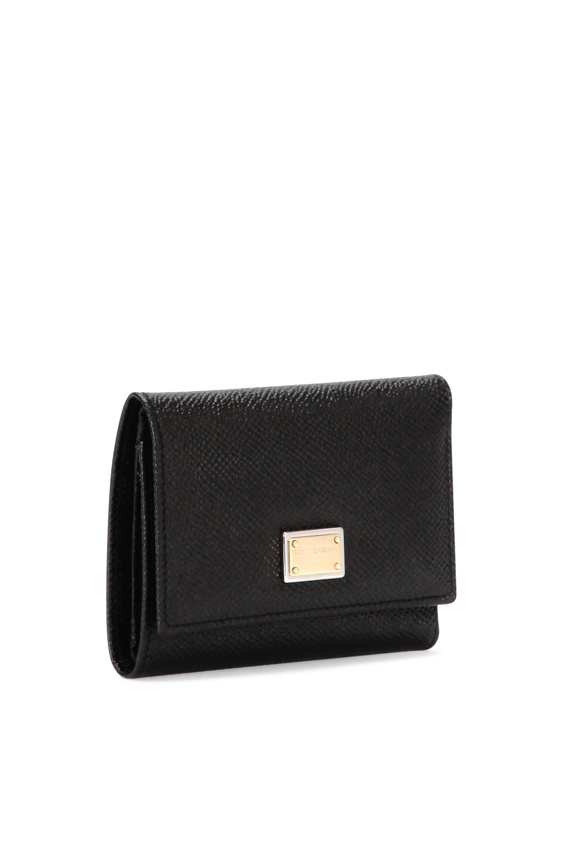 محفظة دوفين بشعار الماركة جلد عجل