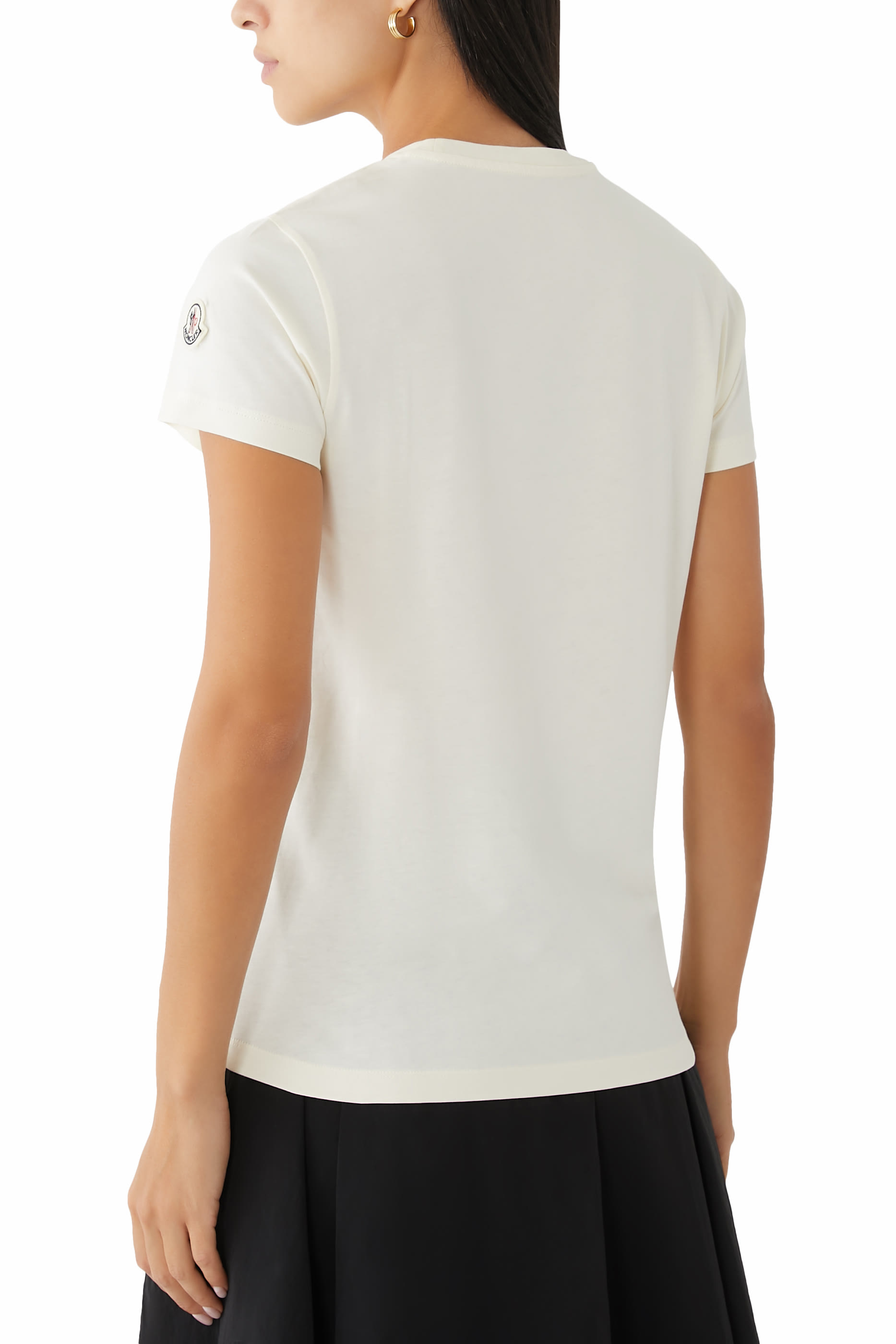 تيشيرت بشعار الماركة قطن