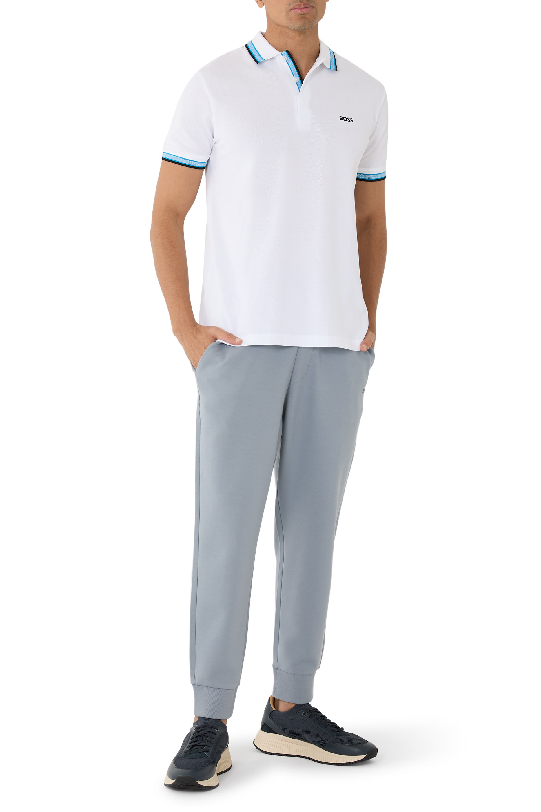 قميص بولو بأكمام قصيرة