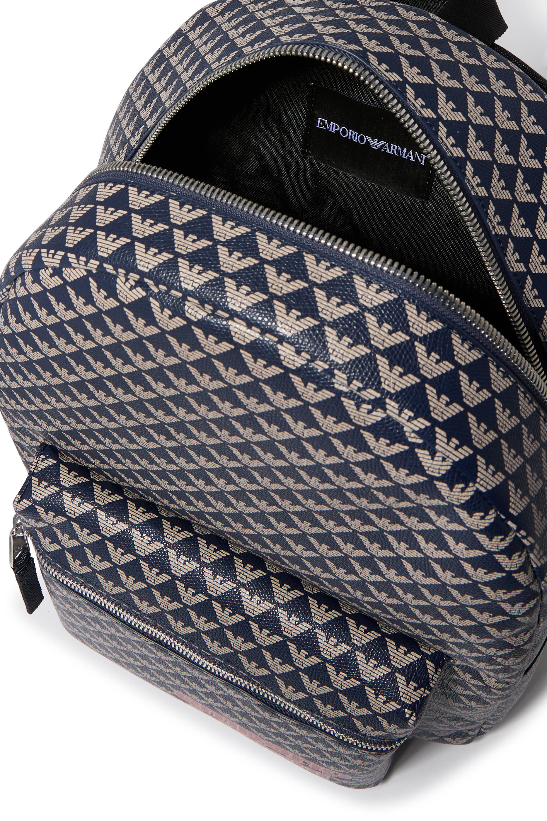 حقيبة ظهر قماش قنب مغلف بشعار الماركة للأطفال