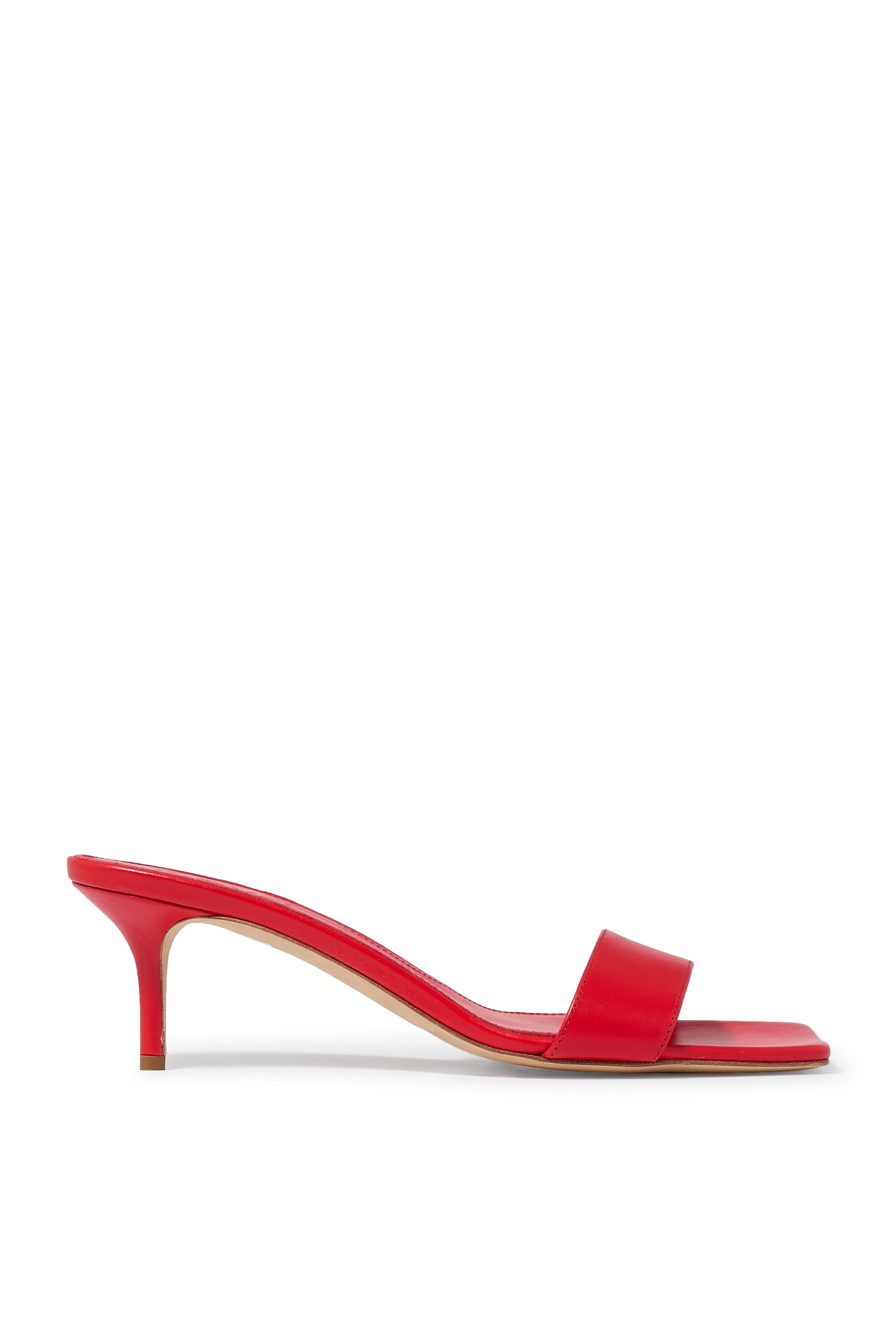 حذاء إلفي 55 مفتوح من الخلف جلد