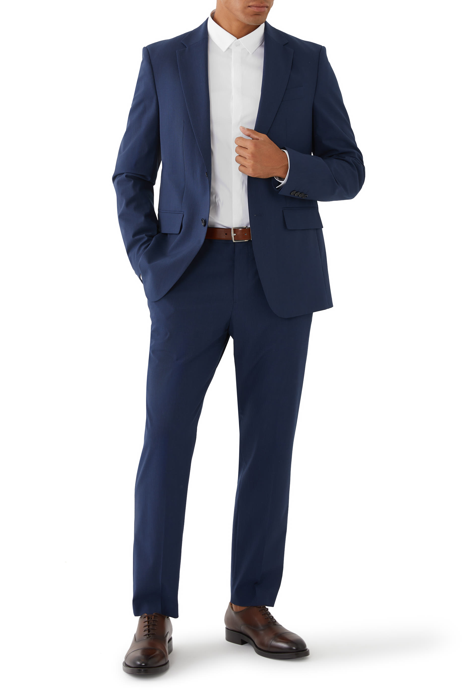 قميص كلاسيك قطن بصف أزرار