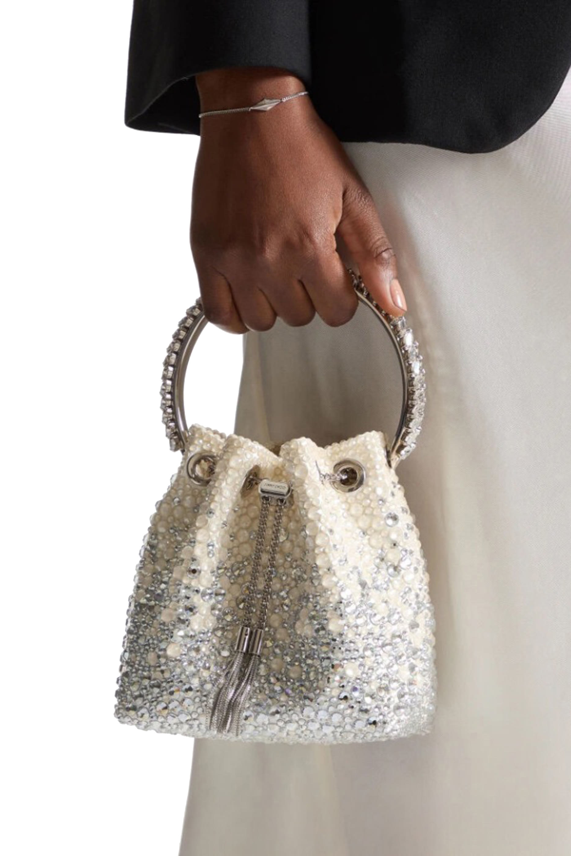 حقيبة مرصعة بالكريستال ستان