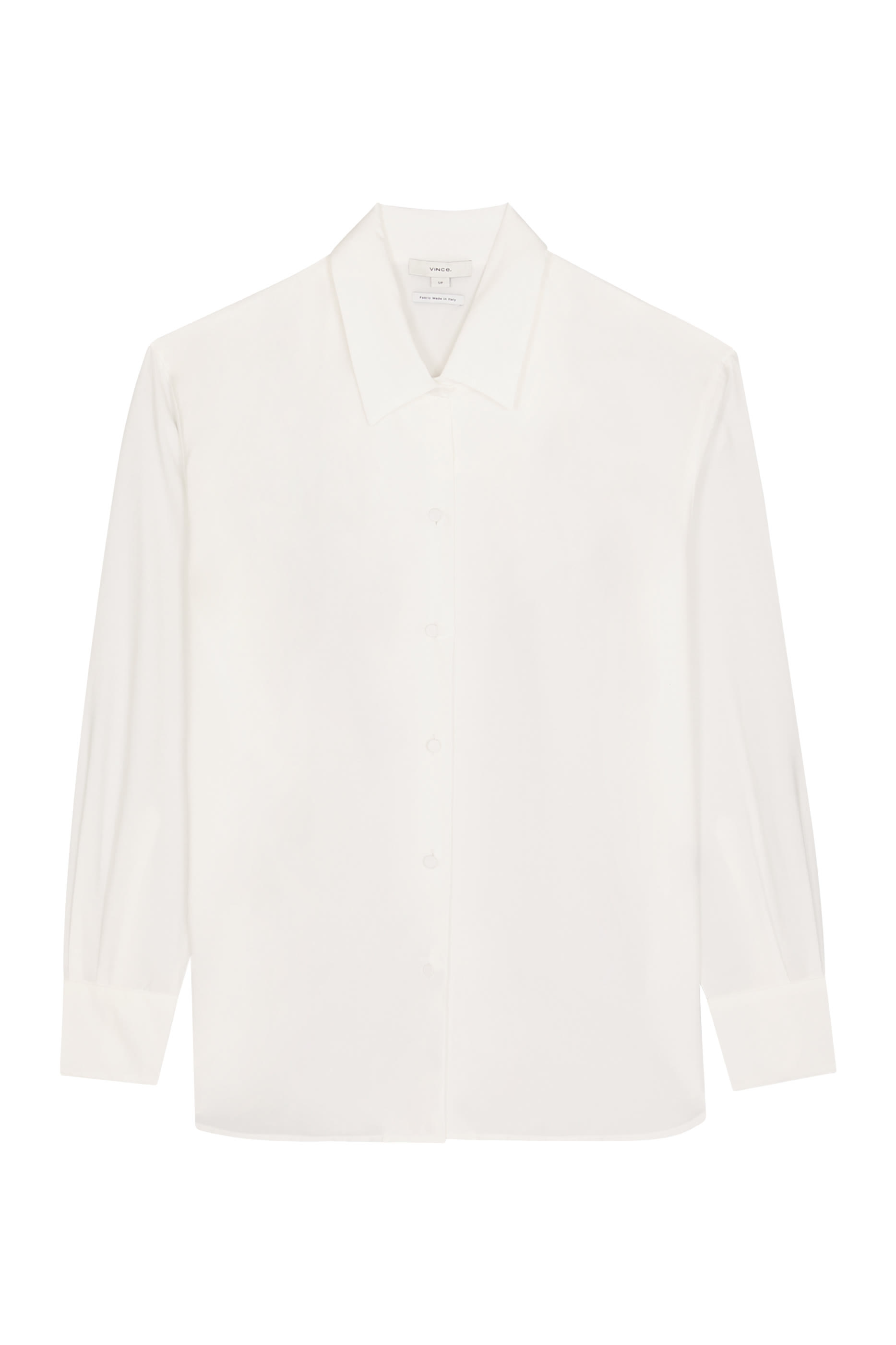 قميص بفتحة جانبية قطن