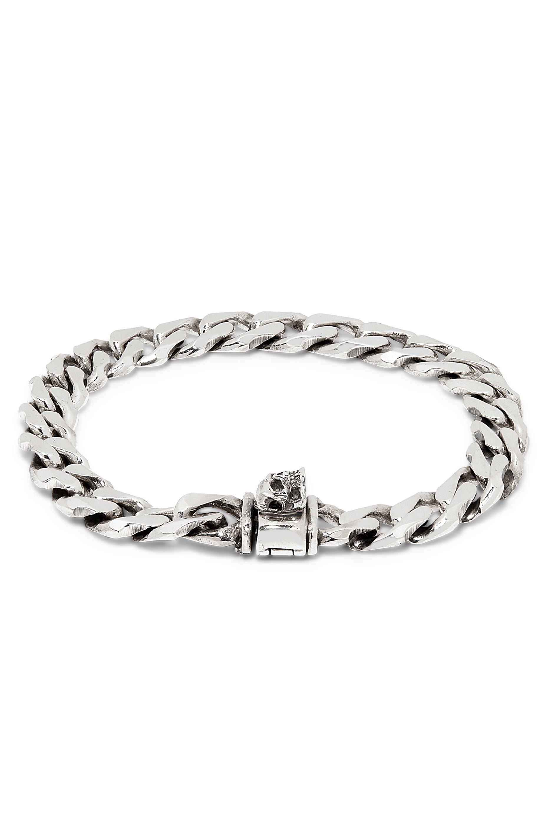 سوار سميك بمشبك بتصميم جمجمة