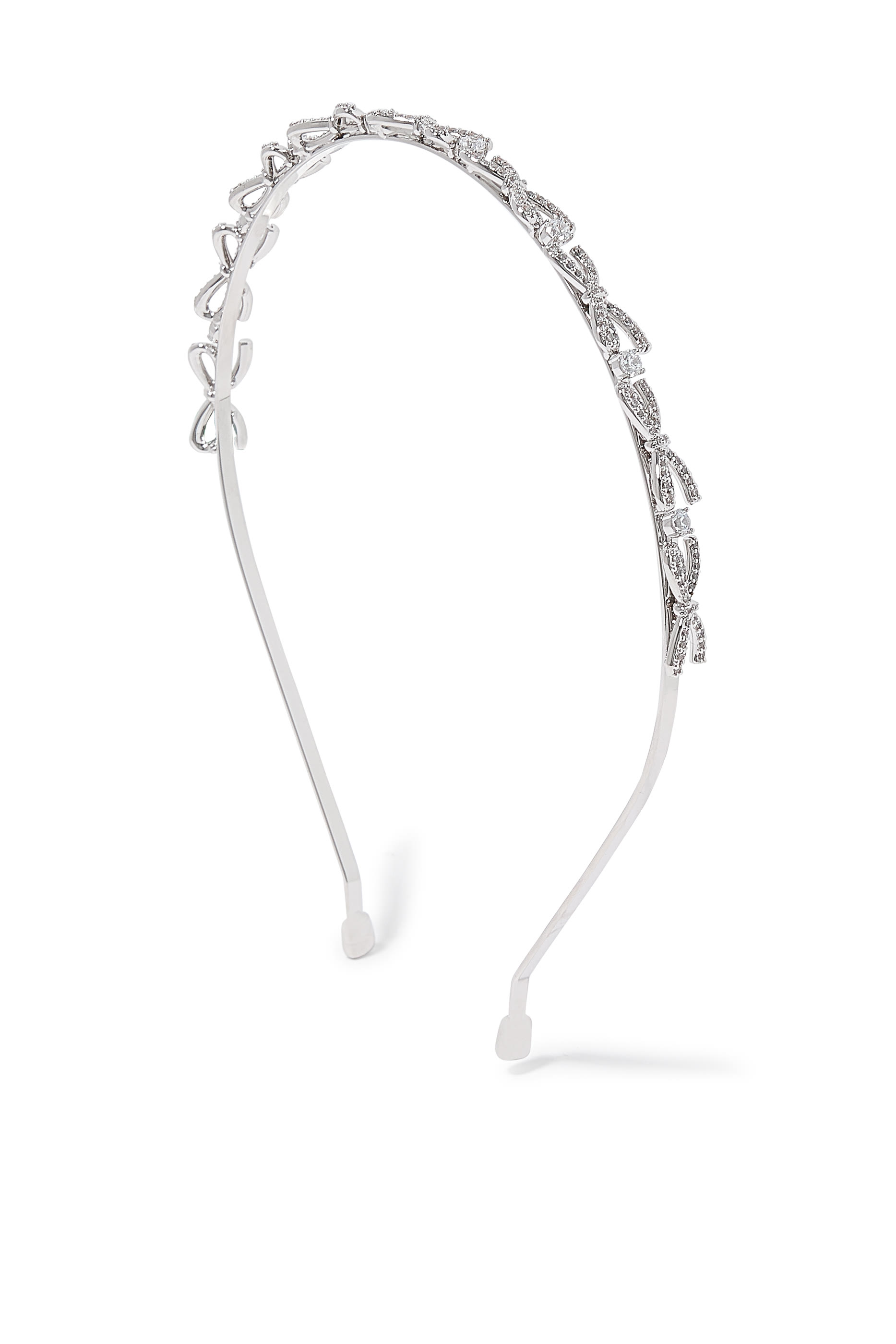 طوق رأس بفيونكة مزينة بكريستال