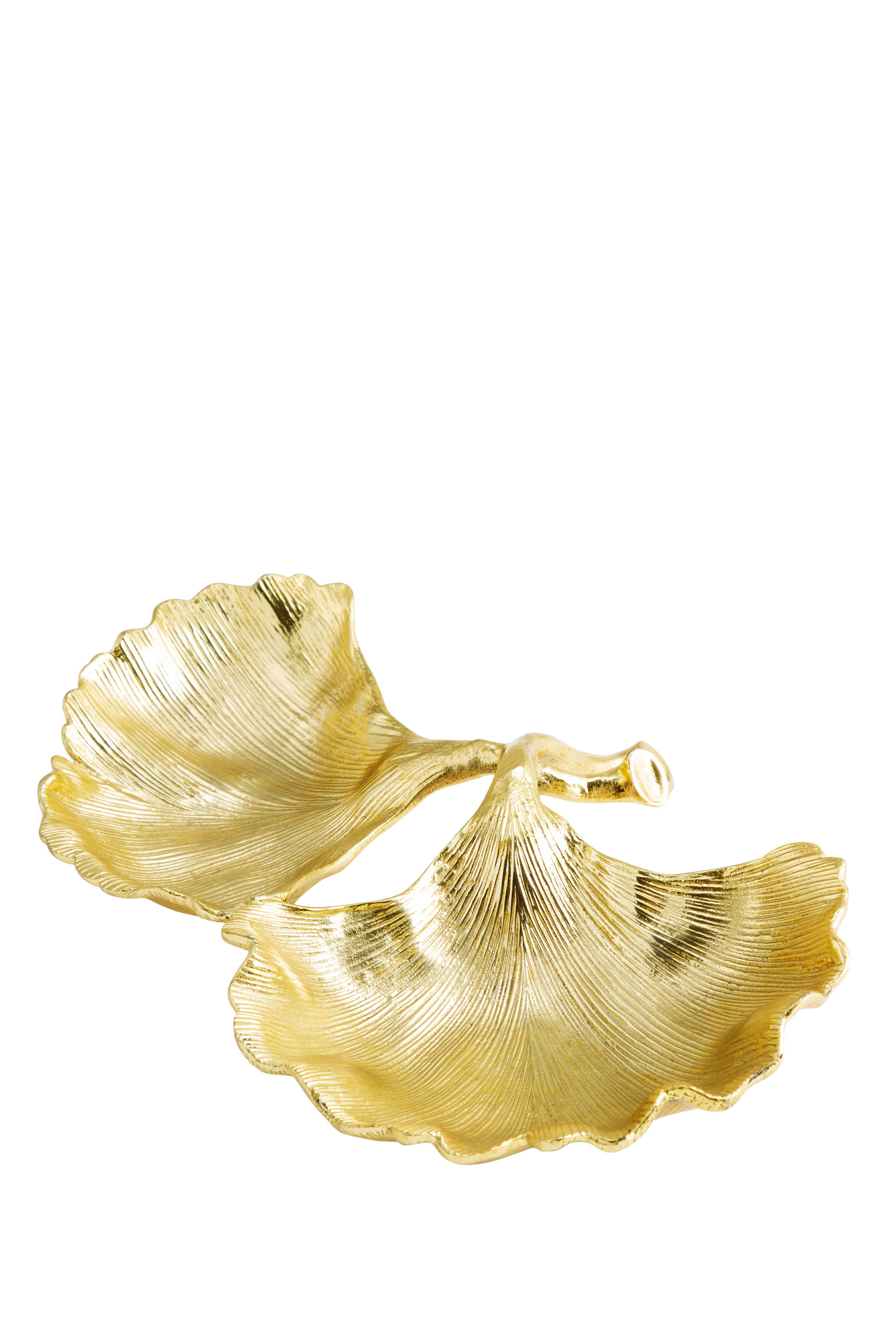 طبق نيو ليفز بقسمين بتصميم أوراق جنكة