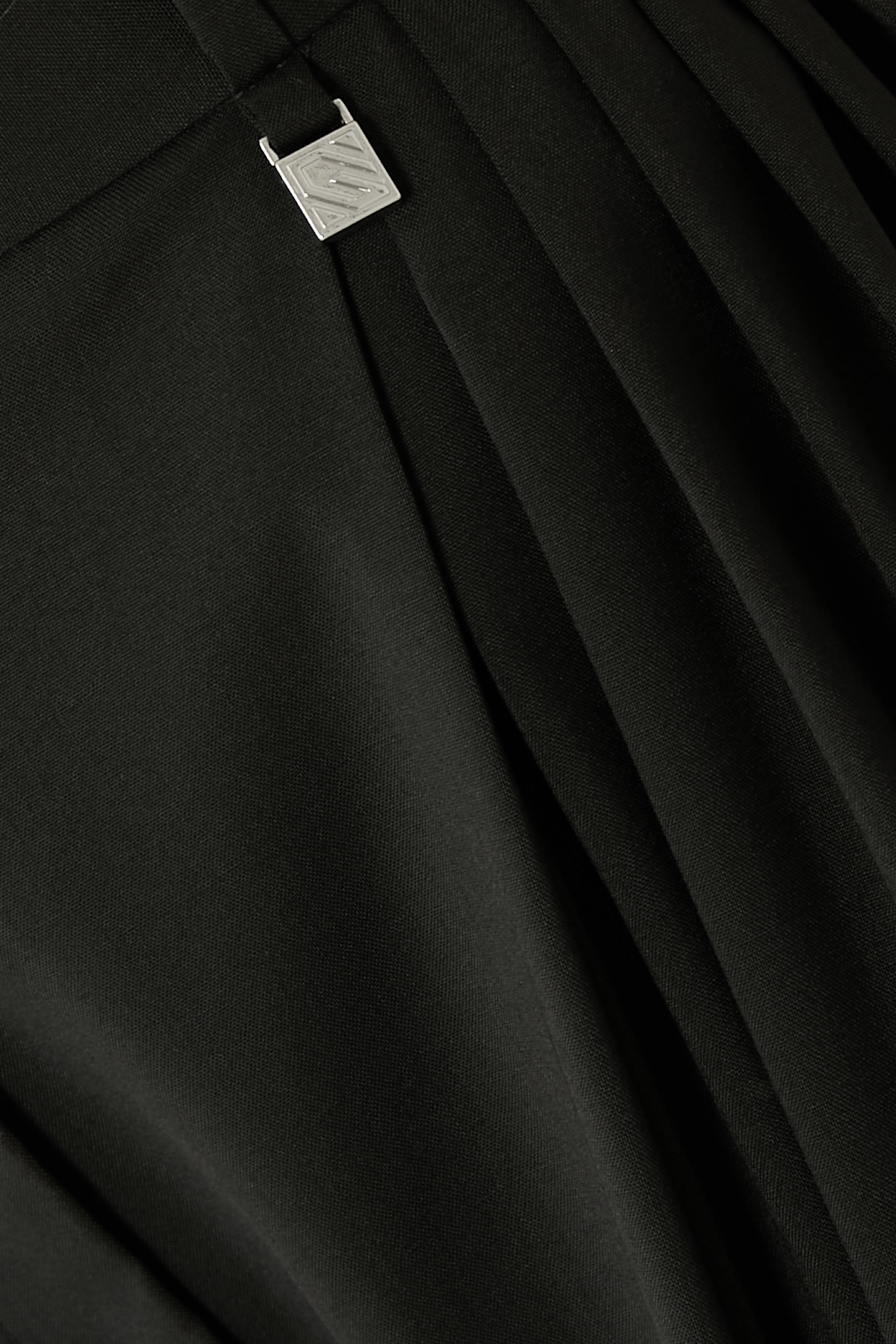 بنطال بقصة ساق واسعة صوف