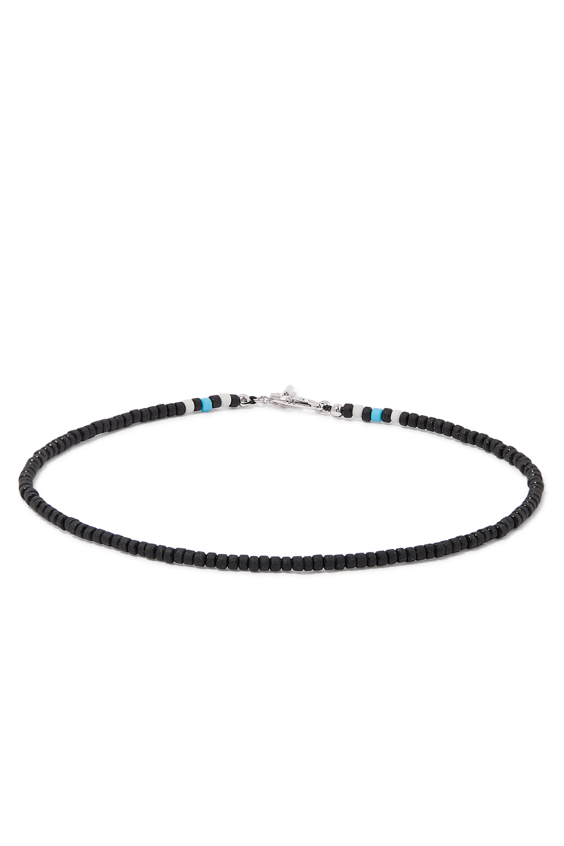 سوار آفي، فضة إسترلينية وخرز هيشي أسود